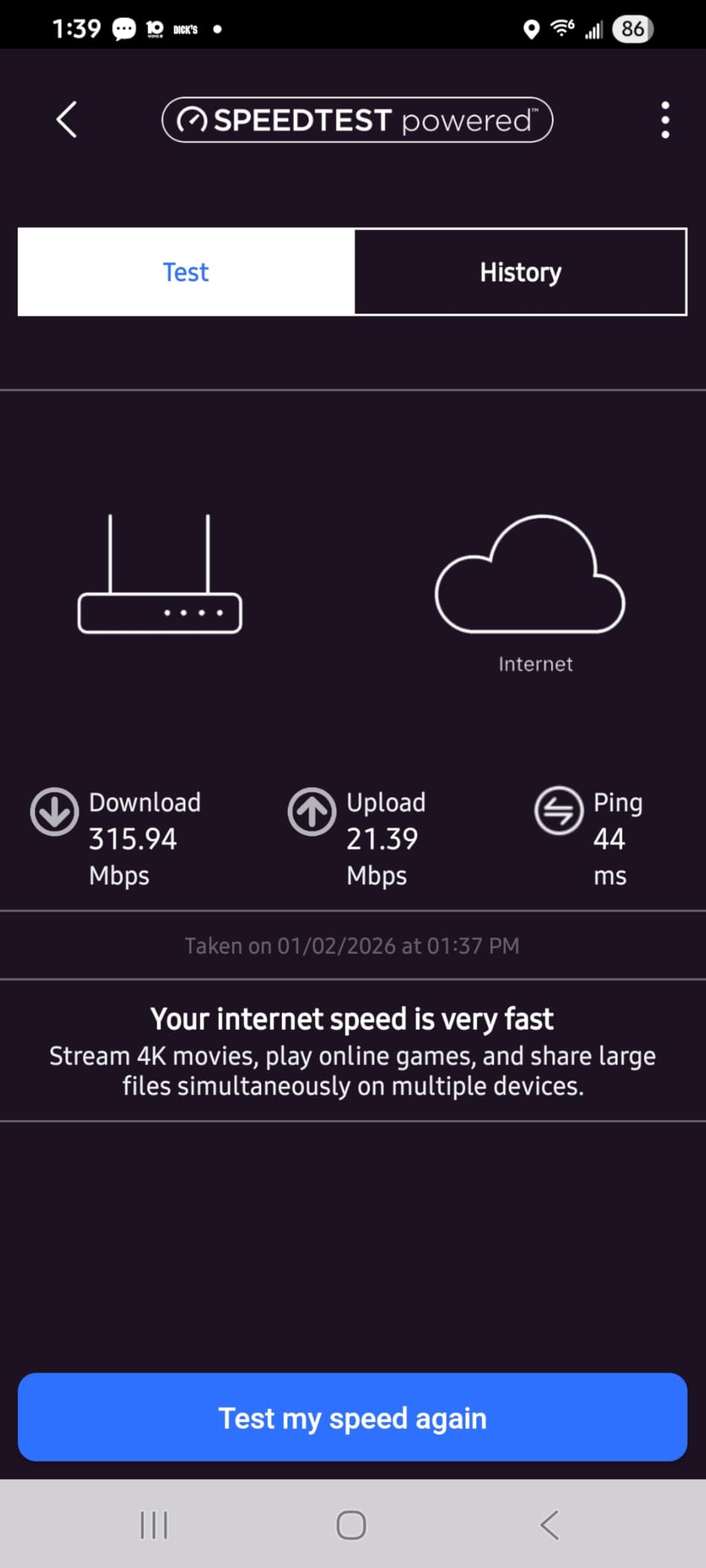 NETGEAR Nighthawk Dual-Band WiFi 7 Router (RS140) - Router Only, BE5000 Wireless Speed (up to 5.0 Gbps) - Covers up to 2,250 sq. ft., 80 Devices - 2.5 Gig Internet Port – Free Expert Help - Customer Photo 2