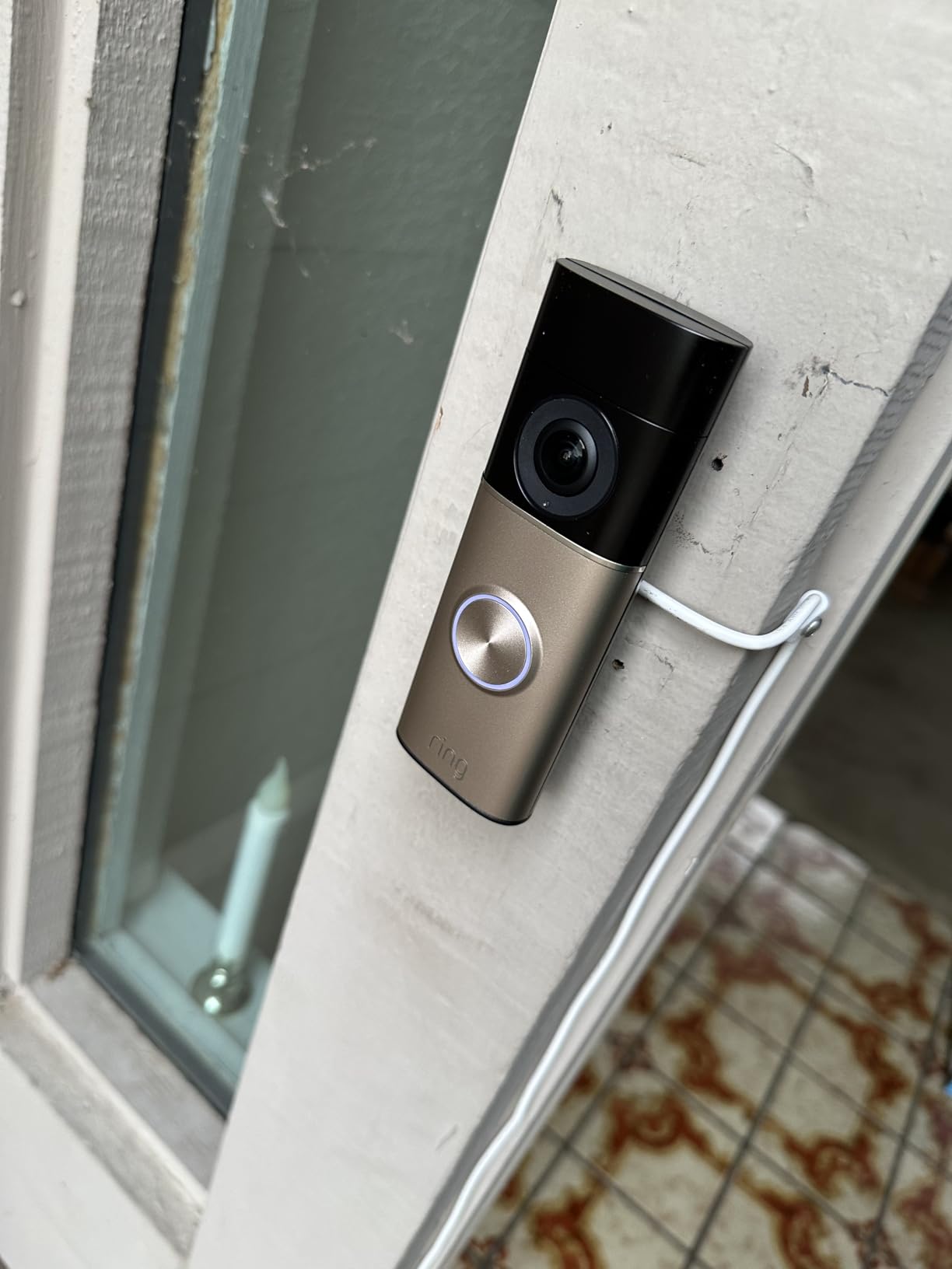 Ring Wired Doorbell Pro (newest model), Home or business security, Retinal 4K with wide-angle video, 10x Enhanced Zoom, and Low-Light Sight, Deep Silver - Customer Photo 2