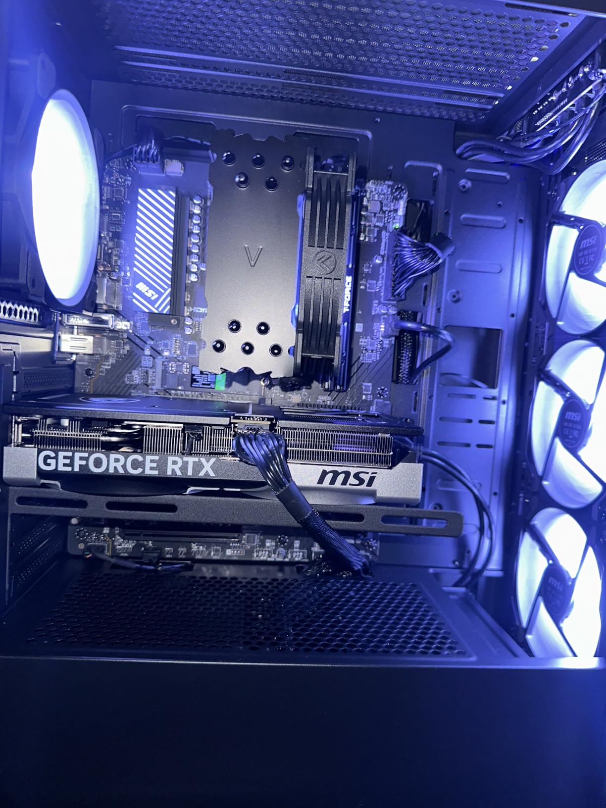 MSI Codex Z2 Gaming Desktop: AMD R7-8700F, GeForce RTX 5070, 32GB DDR5, 2TB m.2 NVMe SSD, USB Type-C, VR-Ready, Windows 11 Home : A8NVP-436US - Customer Photo 4