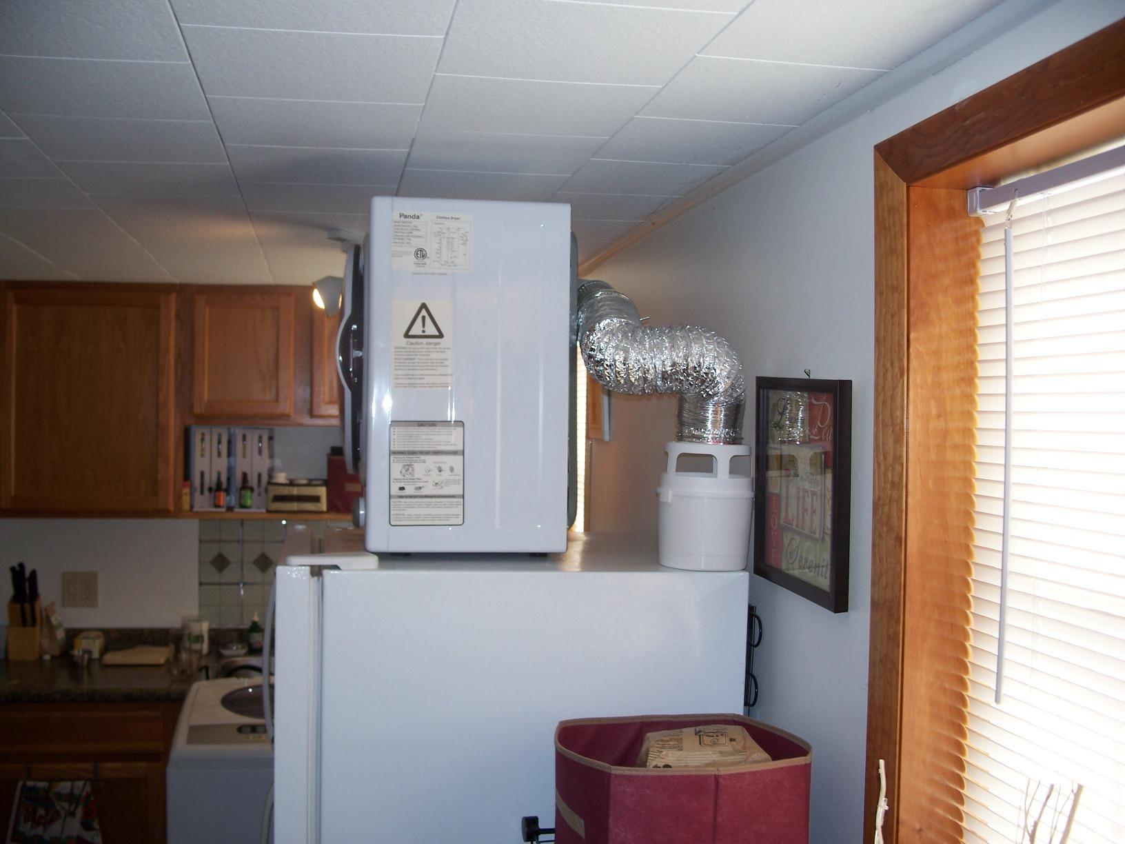 Panda Compact Dryer 13.2 lbs Load Volume 110V 1500W Portable Clothes Dryer 3.5 cu.ft. Stainless Steel Tub, 4 Drying Modes - Customer Photo 1