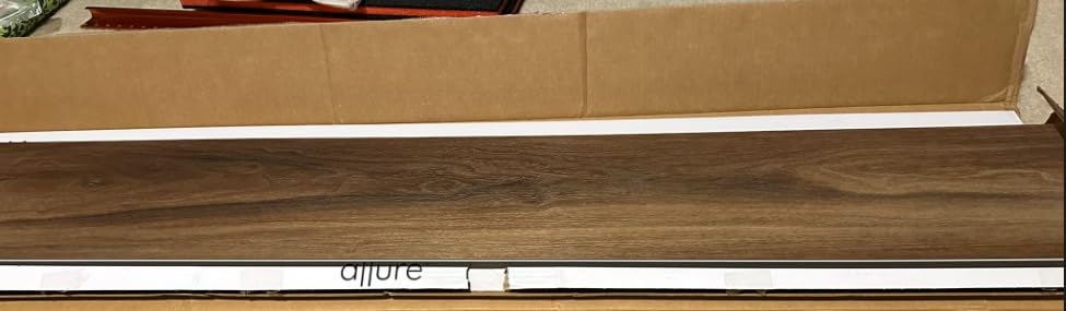 Allure Buckeye Black Walnut Waterproof Luxury Vinyl XL Plank Flooring, 21.45 sq ft., 1 Box, 12mil Wear Layer, Click Lock Install, 9in x 59in Planks - Customer Photo 1
