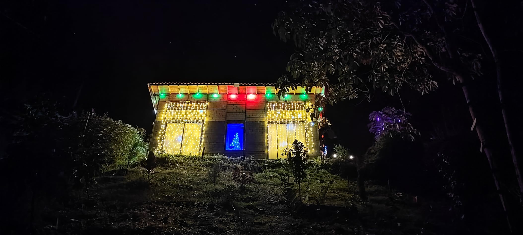 Govee S14 Bulb Outdoor String Lights 2, 96ft Smart RGBIC Warm White Patio Lights with 15 LED Bulbs, 111 Scene Modes for Outdoor Decor, Upgraded IP66 Compatible with Alexa, Google, Matter, APP Control - Customer Photo 3