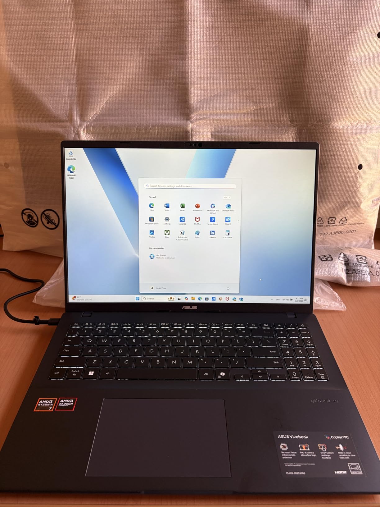 ASUS Vivobook 14 Laptop, Copilot+ PC, 14