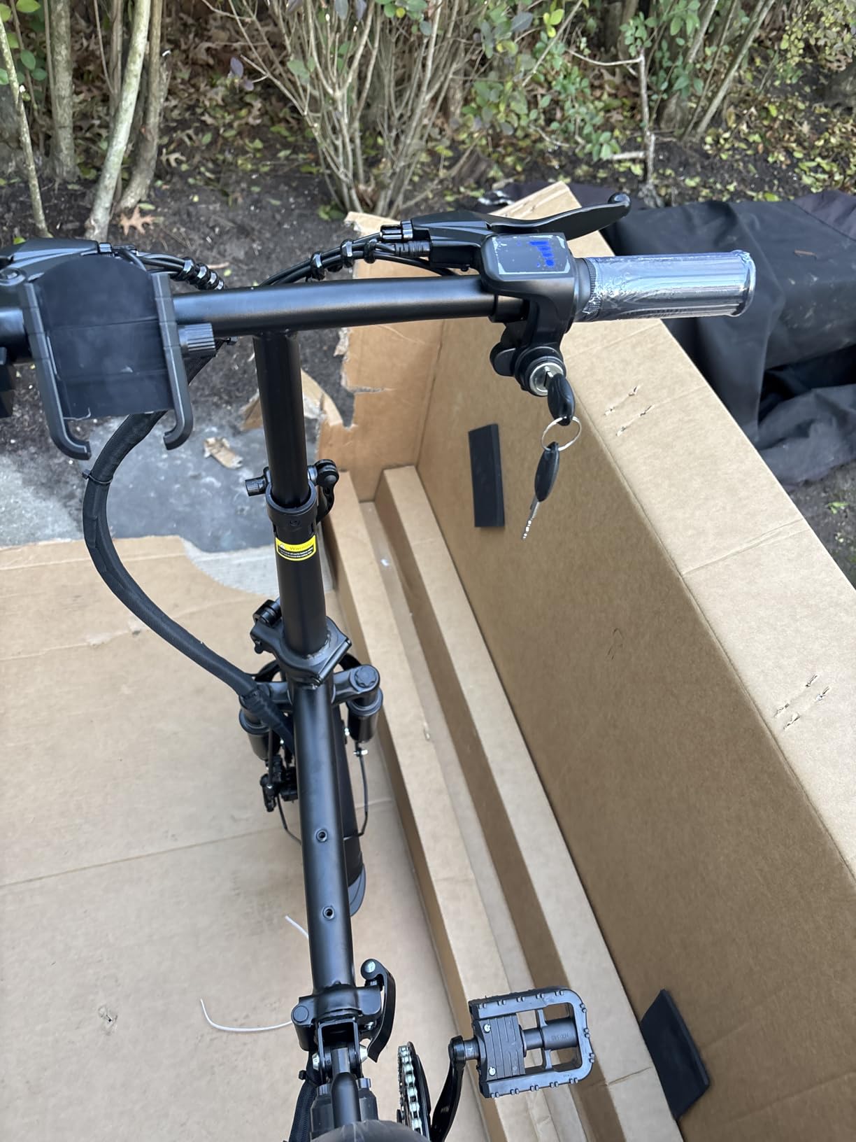 Electric Bike for Adults Teens, Folding E-Bike,Commuter City Foldable ebike with 560W Motor 48V 10Ah Battery, 24MPH 3-Level Pedal Assist, Dual Disc Brakes,14