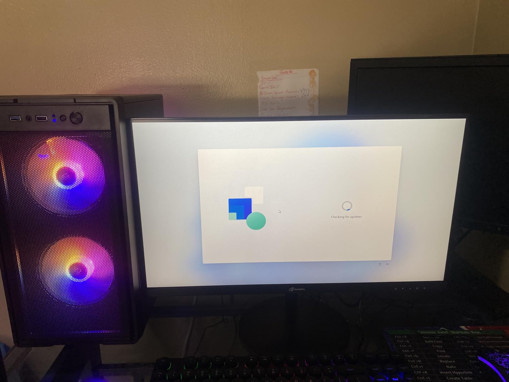 ArcticPro 24inch Computer Monitor, FHD 1080p, 144Hz Office and Gaming Monitor, IPS, Adaptive Sync, 110% sRGB, 1ms, 3-Sided Frameless, Ultra Slim, VESA Mountable, Anti-Blue Light Design, HDMI, DP - Customer Photo 2