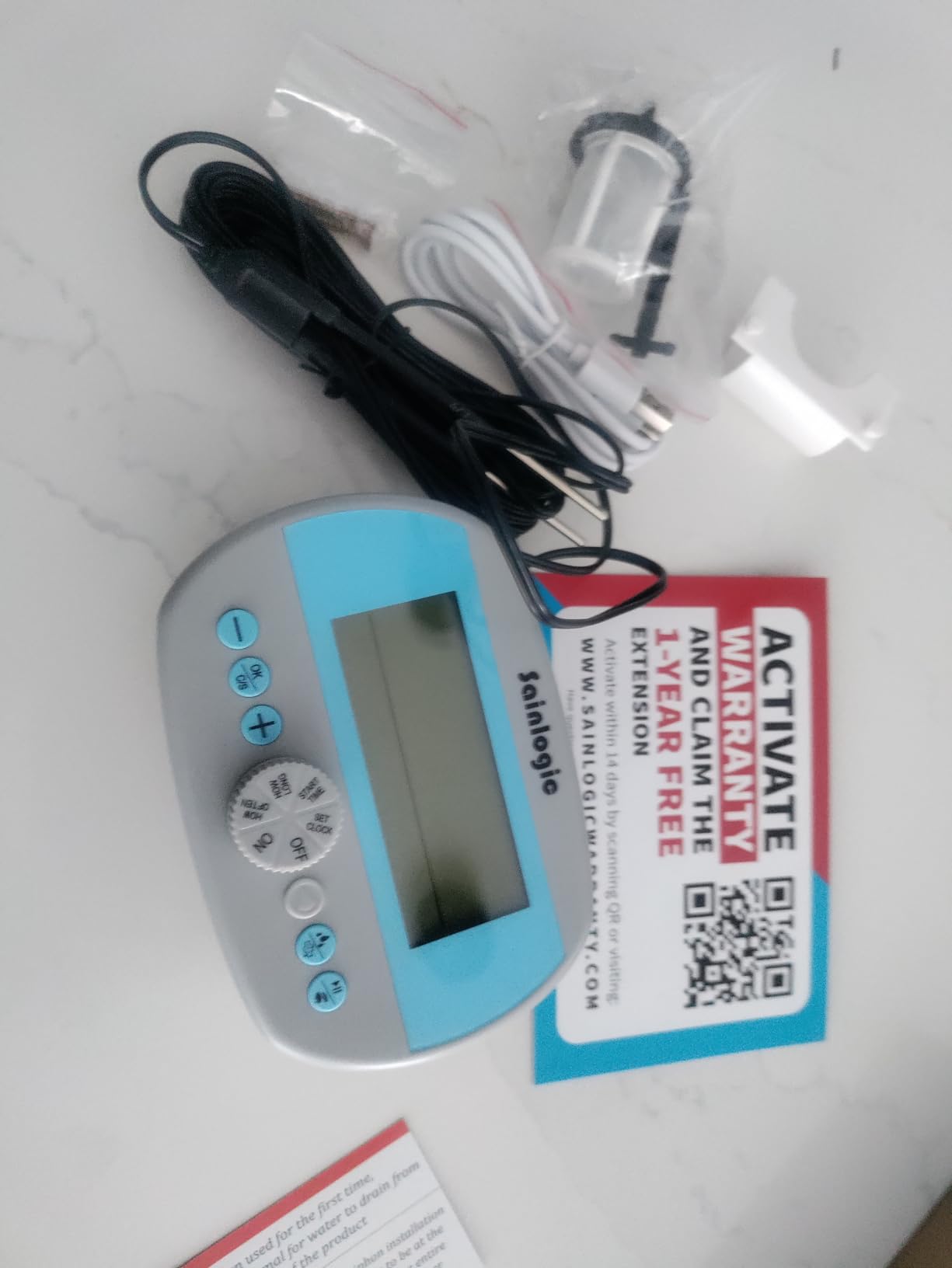 Sainlogic Automatic Plant Waterer for 15 Potted Plants, Smart Self Watering System with Humidity Monitor Display，Deep Root Irrigation, IP64 Programmable Timer for Vacation, Travel, Indoor Garden - Customer Photo 2