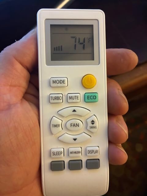 Oylus Mini Split Ac/Heating System - 12000 BTU Ductless Mini Split Air Conditioner with Heat Pump, 19 SEER2 115V Energy Efficient Ac Unit Up to 750 Sq.Ft with Installation Kit - Customer Photo 2