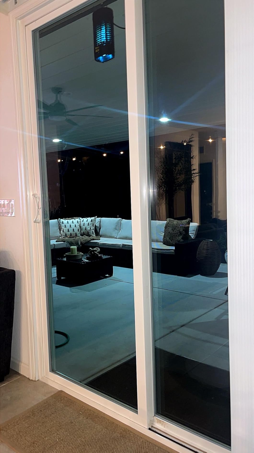 Jing's Villa 6-Piece Patio Furniture Set, All-Weather Outdoor Wicker Sectional Sofa with Cushions, Glass Table & Left and Right Armrest, Rattan Conversation Seating for Porch, Garden, Backyard,Beige - Customer Photo 4