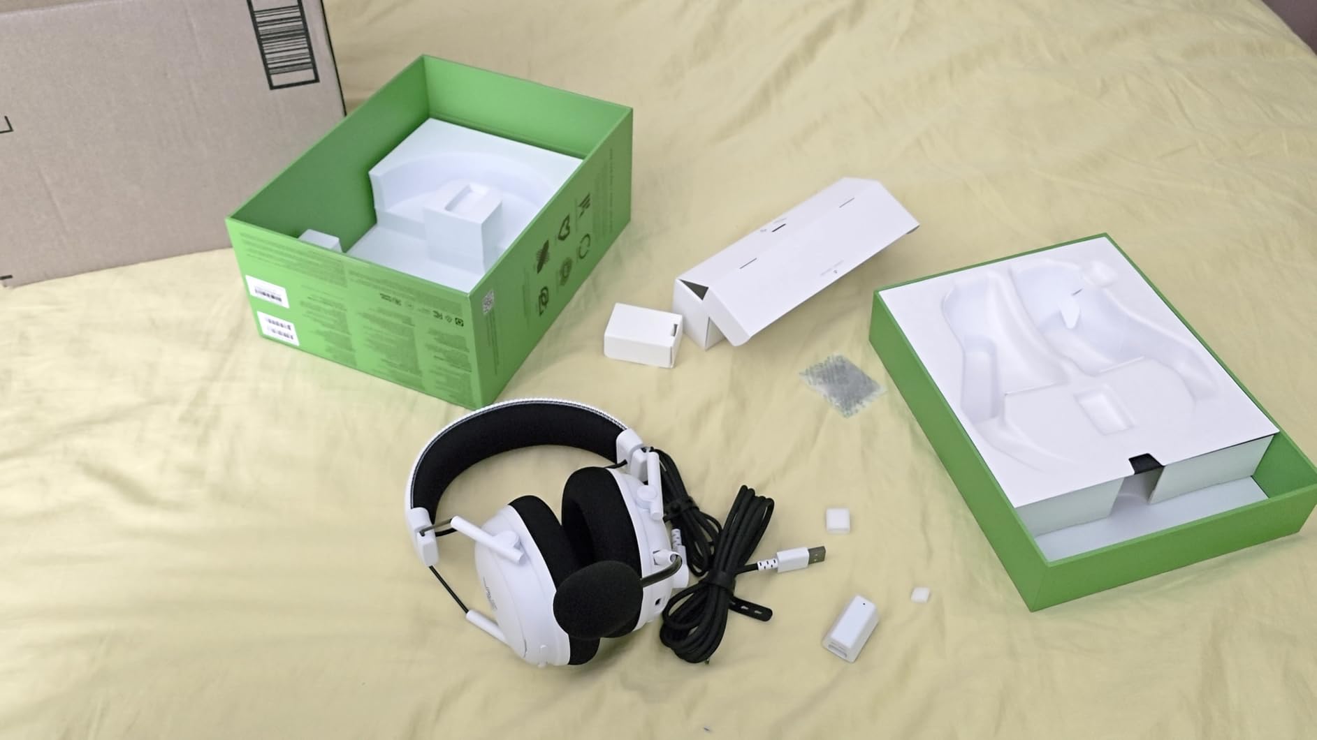 Razer BlackShark V3 Pro Wireless ANC Gaming Headset for PC: Full Band Mic - 50mm Drivers - 2.4 GHz, Bluetooth, USB, 3.5mm - Works with Mac, PS5, Nintendo Switch, Smartphone - 70 Hr Battery - Black - Customer Photo 1