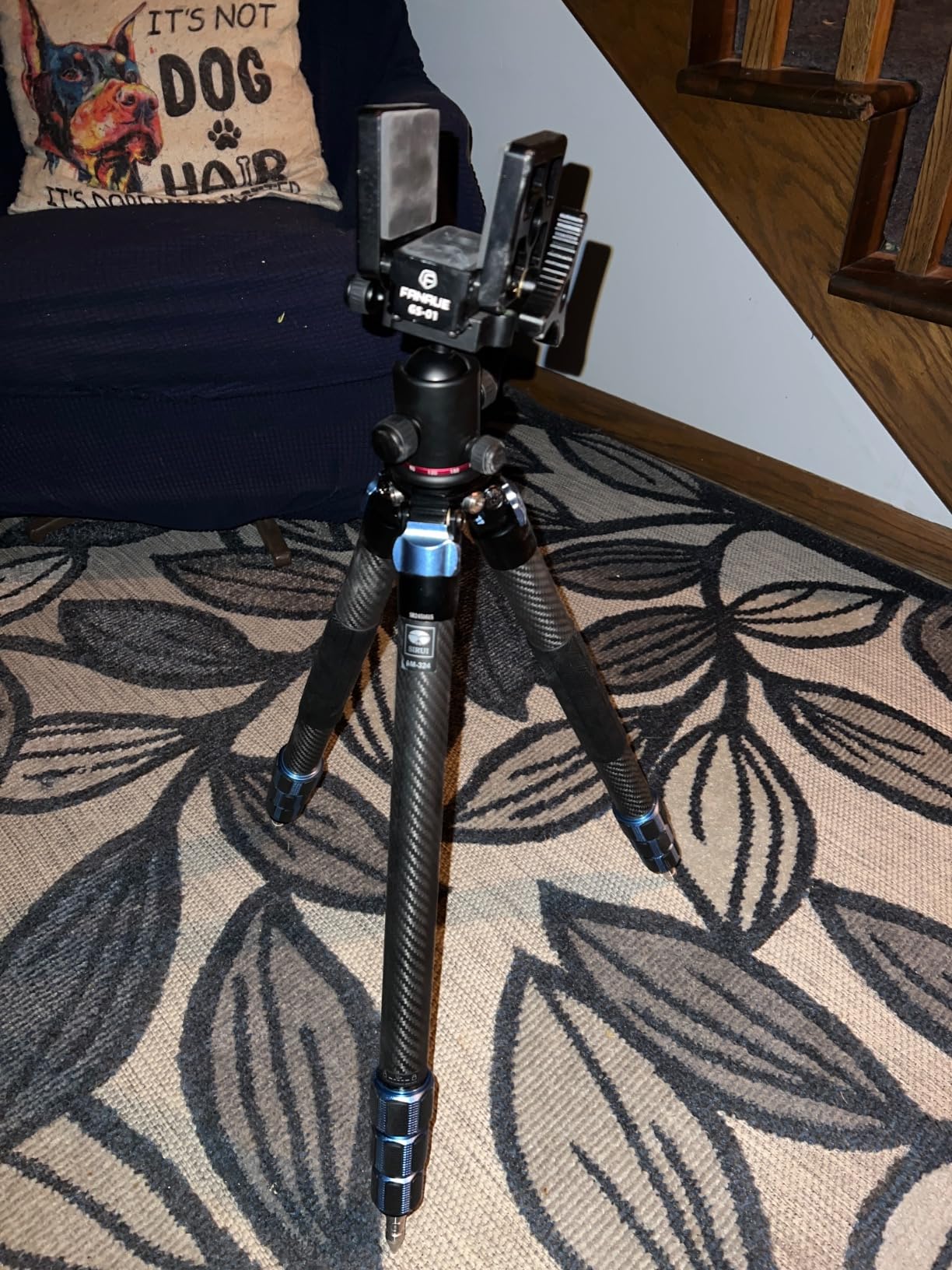 SIRUI Heavy-Duty Carbon Fiber Tripod, 59.8