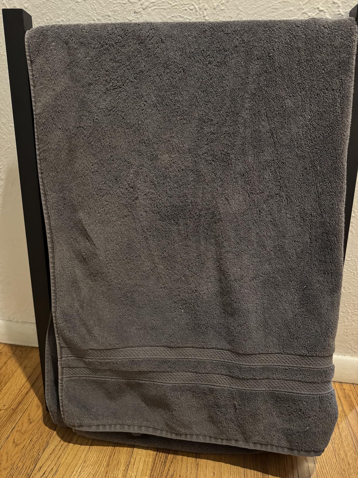 SHARNDY Electric Towel Warmer with Built-in Timer - Wall Mounted Heated Towel Rack Bathroom, Plug-in Design & Brushed Stainless Steel - Customer Photo 2