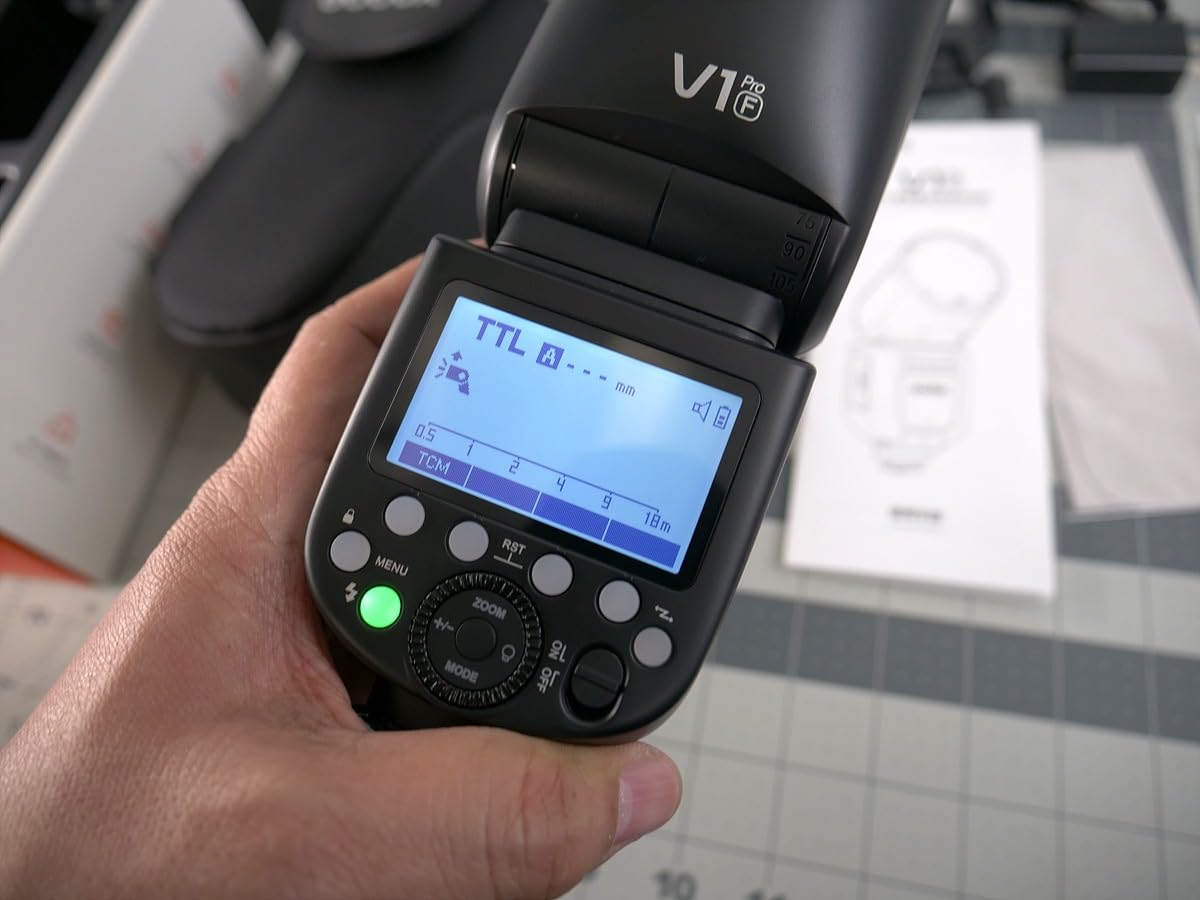Godox V1Pro-C Flash Speedlite for Canon, with Detachable Sub Flash SU-1, USB-C Charge Battery, 2.4G X Wireless HSS TTL Speedlight Flash - Customer Photo 1