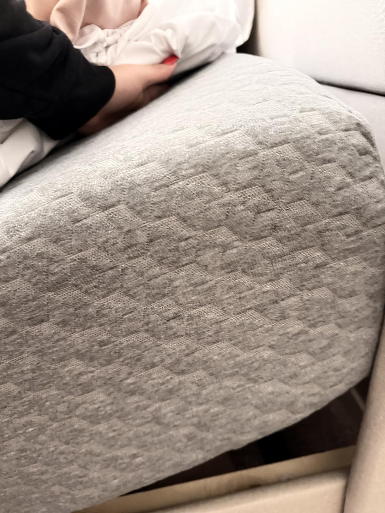 Novilla King Size Mattress, 12 Inch Memory Foam Mattress King for Cool Night Sleep & Pressure Relief, Thermally Balanced Foam Mattresses For Heat Dissipation, CertiPUR-US Certified Mattresses in a Box - Customer Photo 1