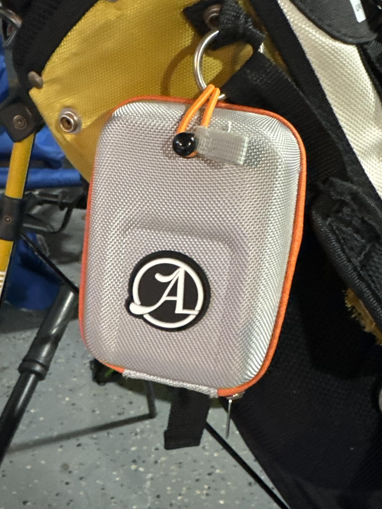 ACEGMET Golf Rangefinder with Slope & Coach Mode - Red & Black Display Laser Range Finder, Hybrid-pwr Rechargeable, 7X Magnification, 0.1s Flag Pin Locking Vibration, 1300 Yards, Magnet - Customer Photo 2