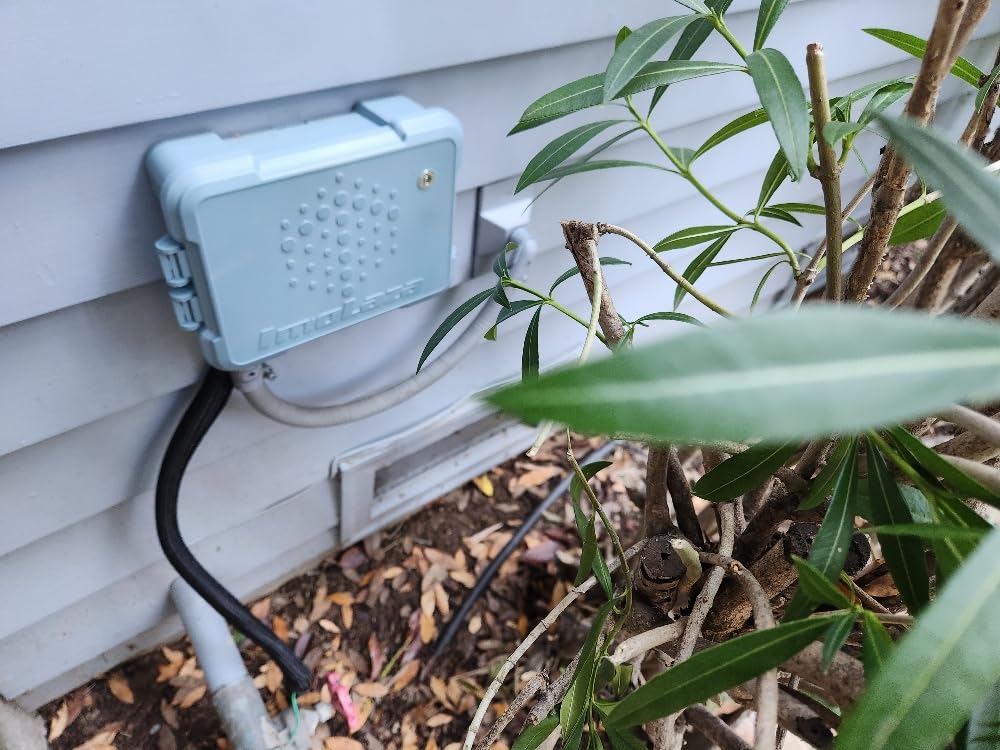 ImoLaza Outdoor Smart Sprinkler Controller, 12-Zone WiFi Irrigation Controller with Hyper-Local Weather, App Remote Control, Works w/ Alexa, Auto Watering, Rain/Freeze/Wind Skip, Smart Fault Detection - Customer Photo 2