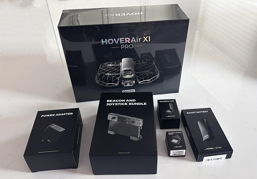 HOVERAir X1 PROMAX 8K Drone with Camera, Foldable Action Flying Camera with 42 KM/H Follow Speed, 15+ Fully Automatic Flight Modes, Fly Anywhere with OmniTerrain, SmoothCapture 2.0(Fly Joy Combo) - Customer Photo 1