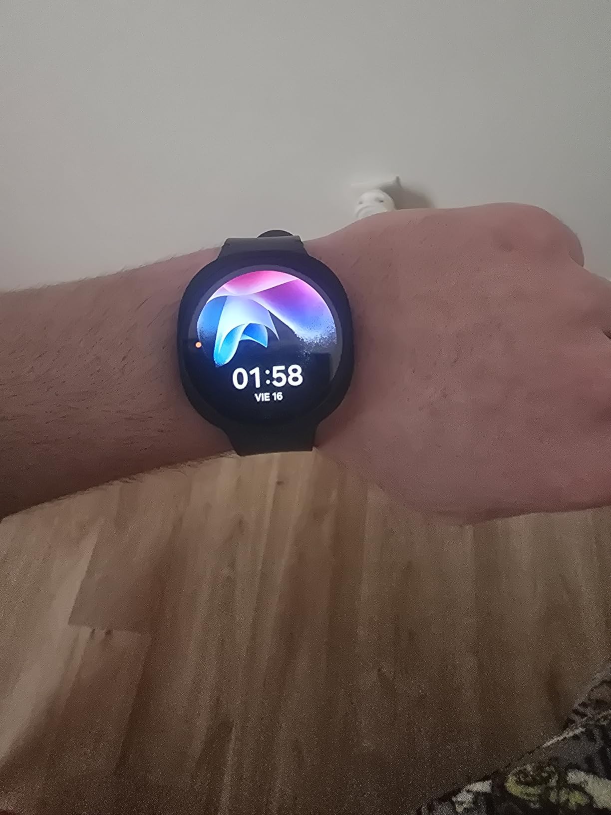 Samsung Galaxy Watch 8 Classic (2025) 46mm Bluetooth Smartwatch, Cushion Design, Rotating Bezel, Quick Button, Sleep Coaching, Running Coach, Energy Score, Black [US Version, 2 Yr Warranty] - Customer Photo 1