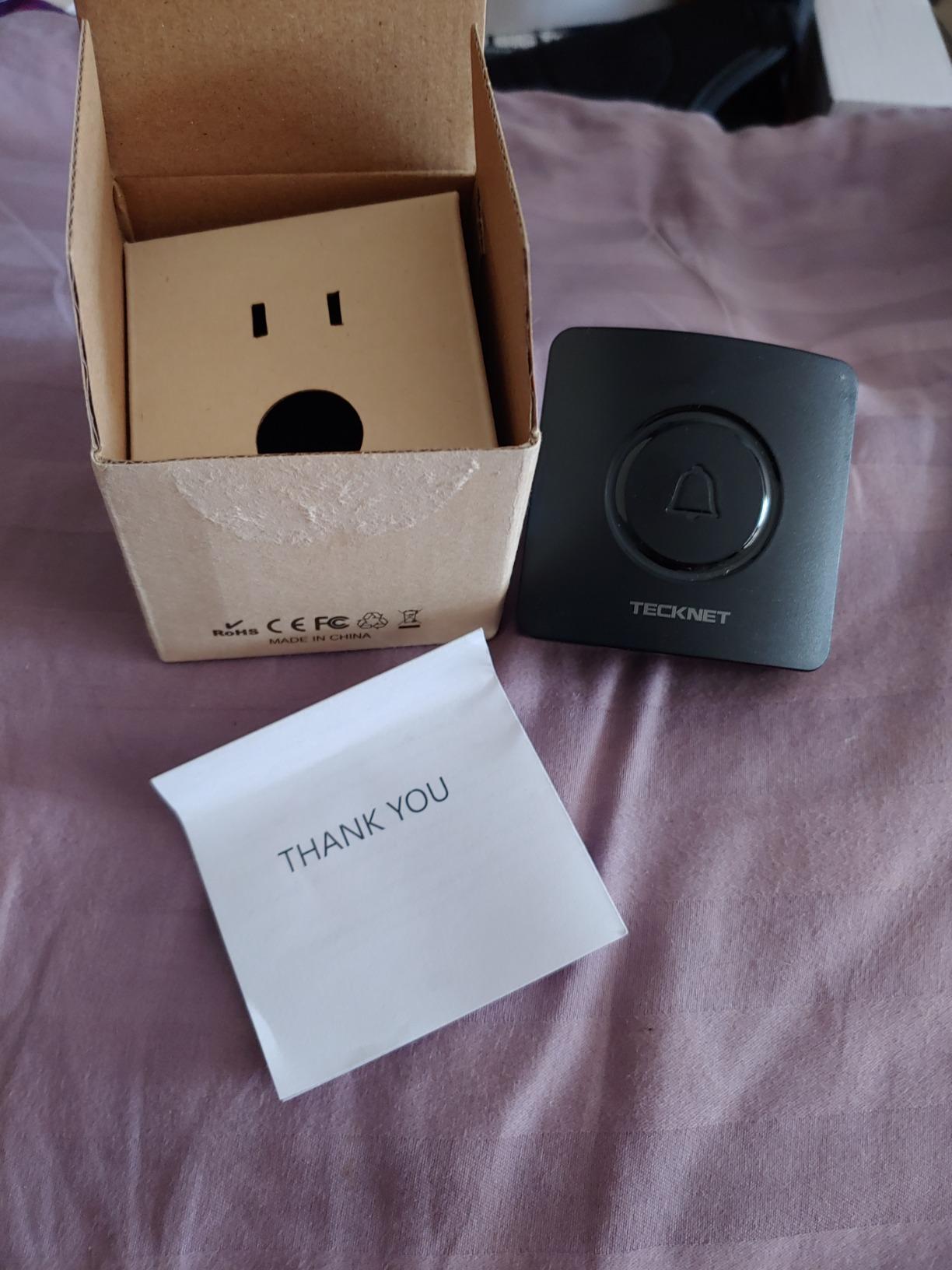 TECKNET Solar Wireless Driveway Alarm with 2600FT Long Range & 36 Melodies & 5 Volumes and Supports 4 Zones Weatherproof Motion Sensor Alarm to Protect Inside/Outside Property (1 Receiver 1 Sensor) - Customer Photo 2