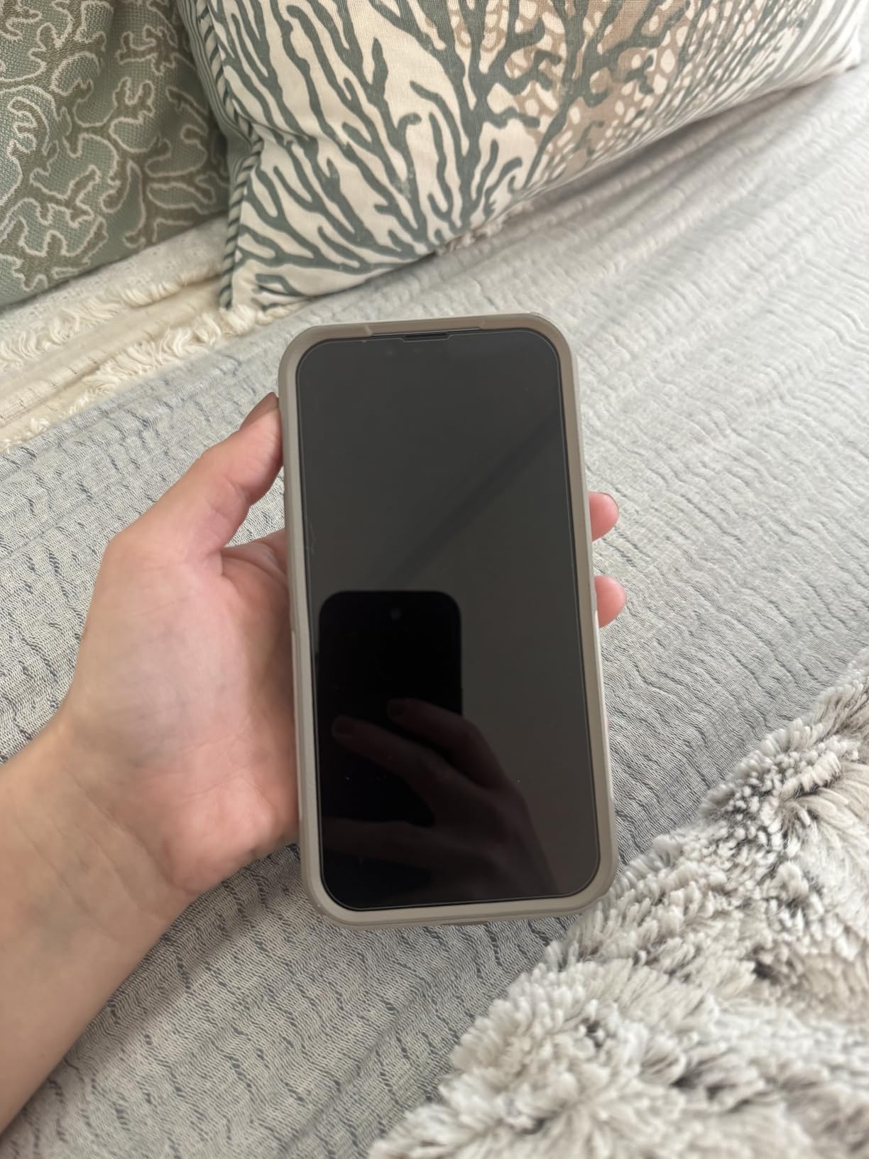 Wiaocit 3 Pack Tempered Glass Screen Protector for iPhone 14 with 3 Pack Camera Lens Protector, 9H Hardness, Bubble Free, Case Friendly - Customer Photo 2