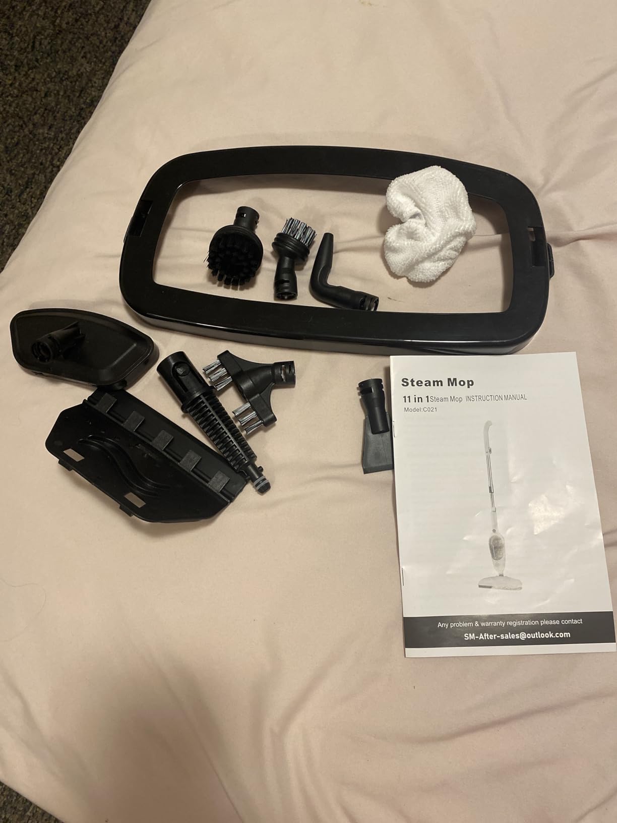 11-in-1 Steam Mop, Powerful Handheld Steam Cleaner for Home with 23FT Cord & 15.2 OZ Water Tank, 3 Steam Modes MultiPurpose Steam Mop for Hardwood Floors, Clothes, Tile, Windows, Carpet - Customer Photo 1