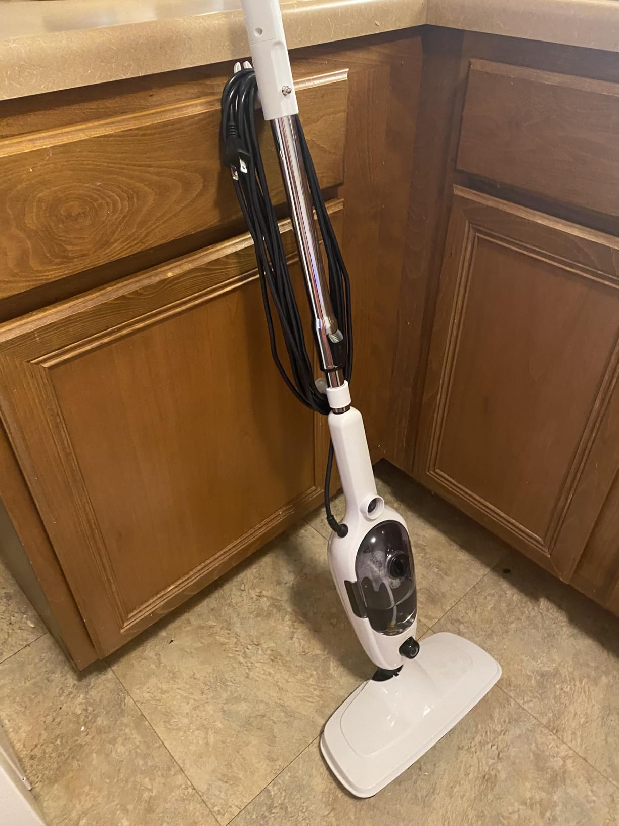 11-in-1 Steam Mop, Powerful Handheld Steam Cleaner for Home with 23FT Cord & 15.2 OZ Water Tank, 3 Steam Modes MultiPurpose Steam Mop for Hardwood Floors, Clothes, Tile, Windows, Carpet - Customer Photo 2