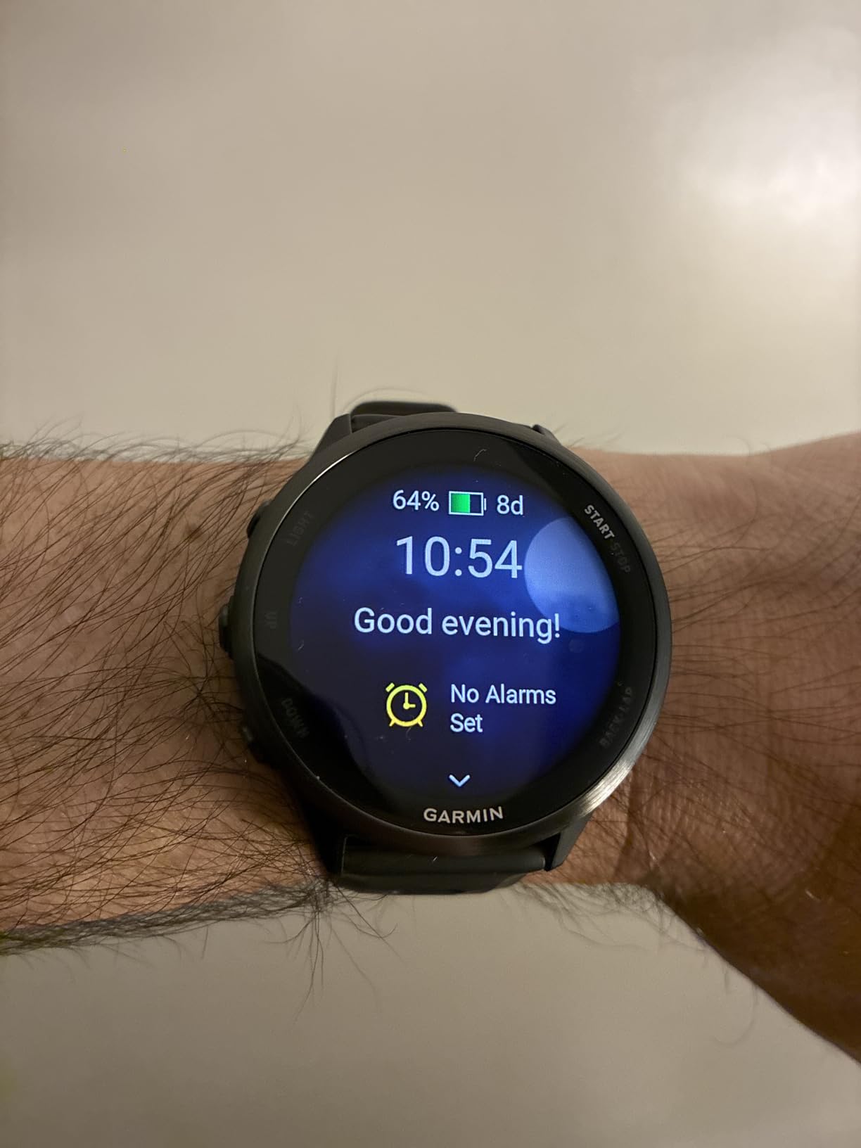 Garmin Forerunner 570, 47mm, Advanced GPS Running and Triathlon Smartwatch, AMOLED Display, Training and Recovery Features, Slate Gray Aluminum with Translucent Black/Black Band - Customer Photo 1