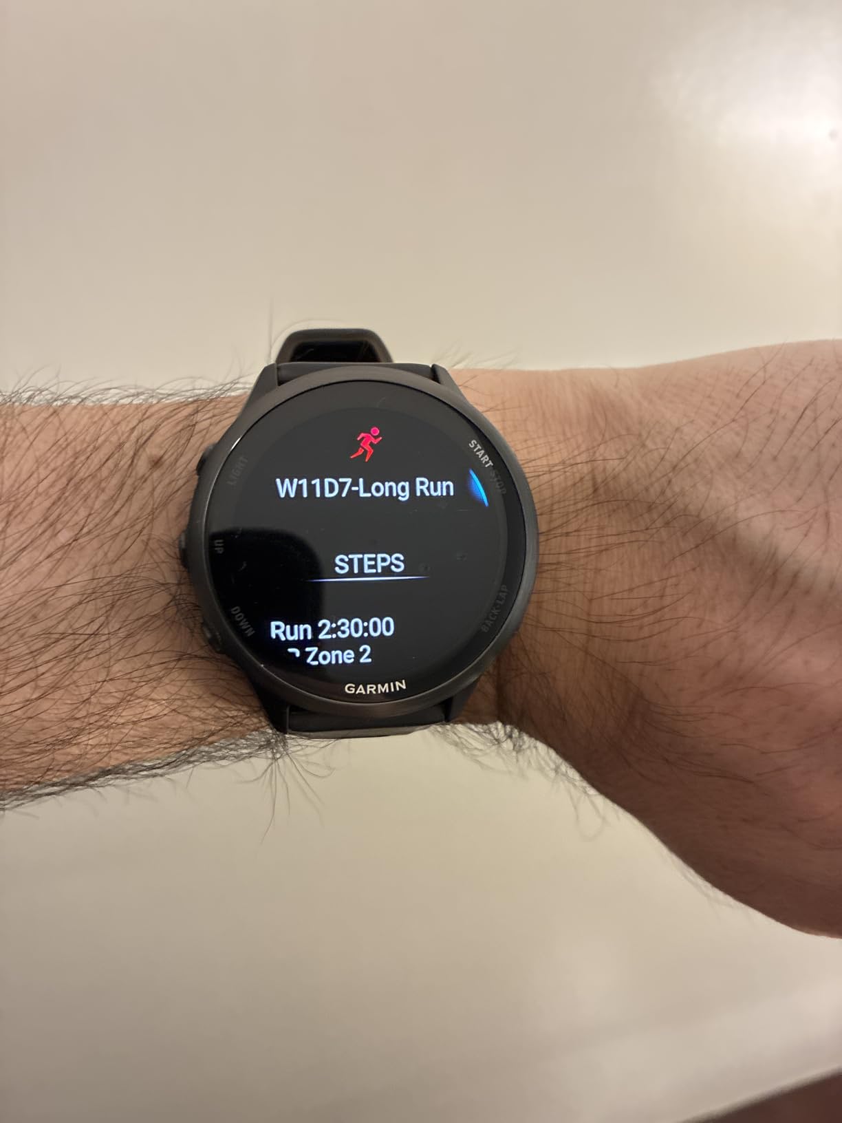 Garmin Forerunner 570, 47mm, Advanced GPS Running and Triathlon Smartwatch, AMOLED Display, Training and Recovery Features, Slate Gray Aluminum with Translucent Black/Black Band - Customer Photo 2