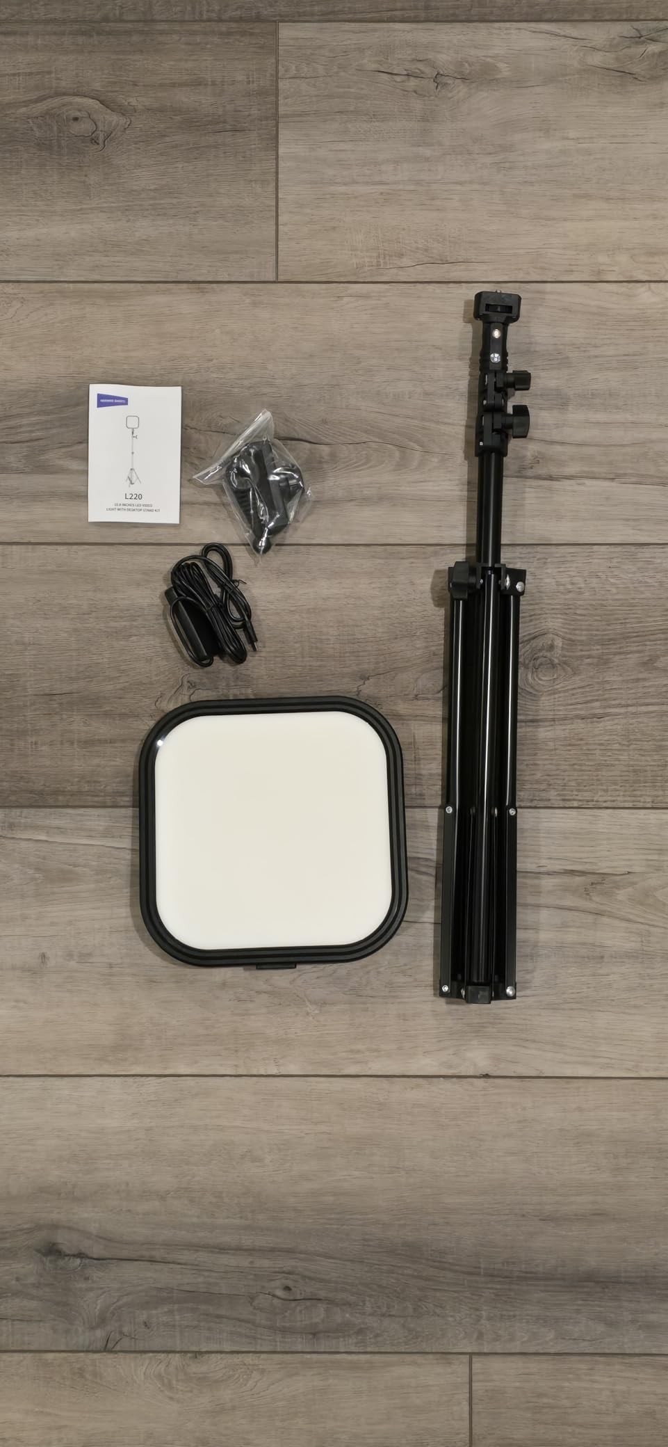 NEEWER Basics 2 Pack LED Video Light Panel Lighting Kit, Bi Color Dimmable Portable Studio Lights with Stands & Filters, 3200K-5600K 750lux CRI95 for Video Recording Live Streaming Photography, BP66 customer photo 2