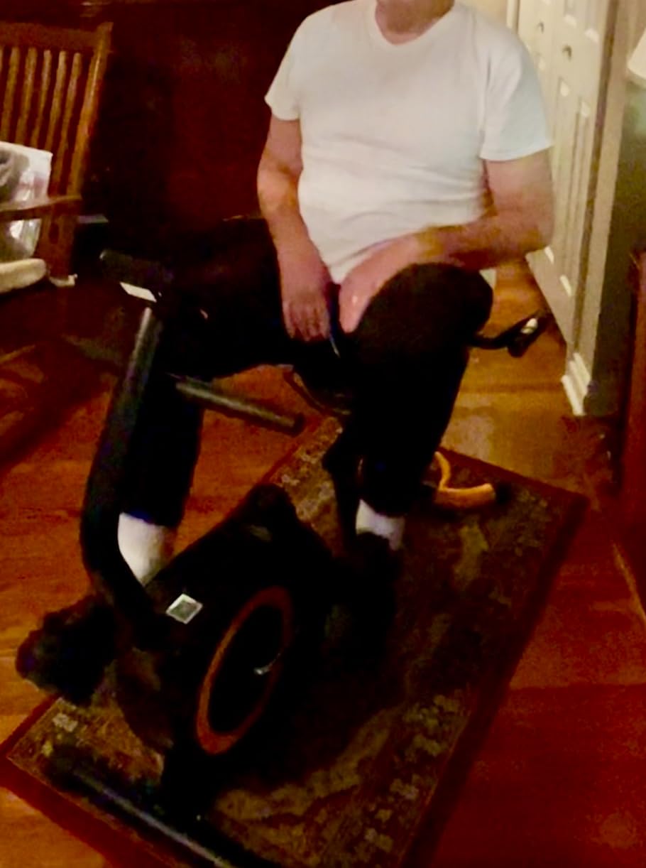 Recumbent Exercise Bike for Home Use, Quiet Recumbent Stationary Bikes for Adults & Seniors, 16-Level Resistance, Adjustable Seat, Supports 400LB, Pulse Sensors & LCD Display - Customer Photo 2