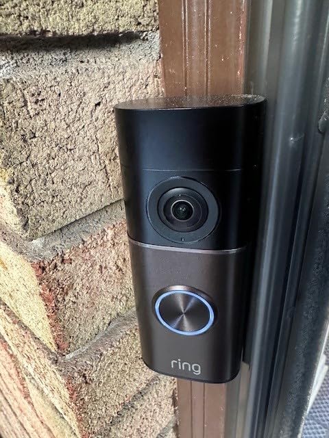 Ring Wired Doorbell Plus (newest model), Home or business security, Retinal 2K with wide-angle video, 4x Enhanced Zoom, and Low-Light Sight, Nickel Silver - Customer Photo 1