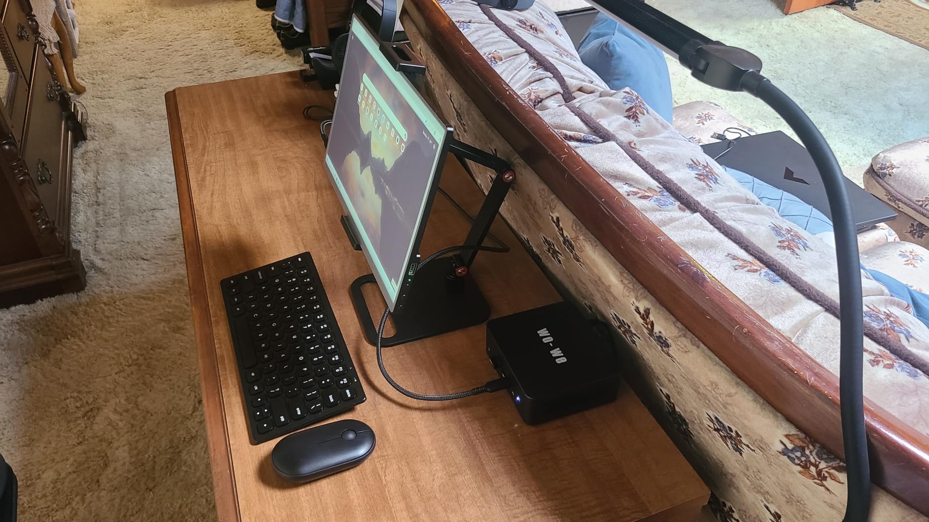 wo-we P6 Mini PC AMD Ryzen 5 3550H(4C/8T,up to 3.7GHz) 16GB DDR4 RAM 512GB NVMe SSD Gaming PC, Radeon Vega 8 Graphics Mini Desktop Computer,Triple 4K 60Hz Displays,USB-C/USB 3.3/2.0/HDMI,WiFi5 BT5.0 - Customer Photo 1