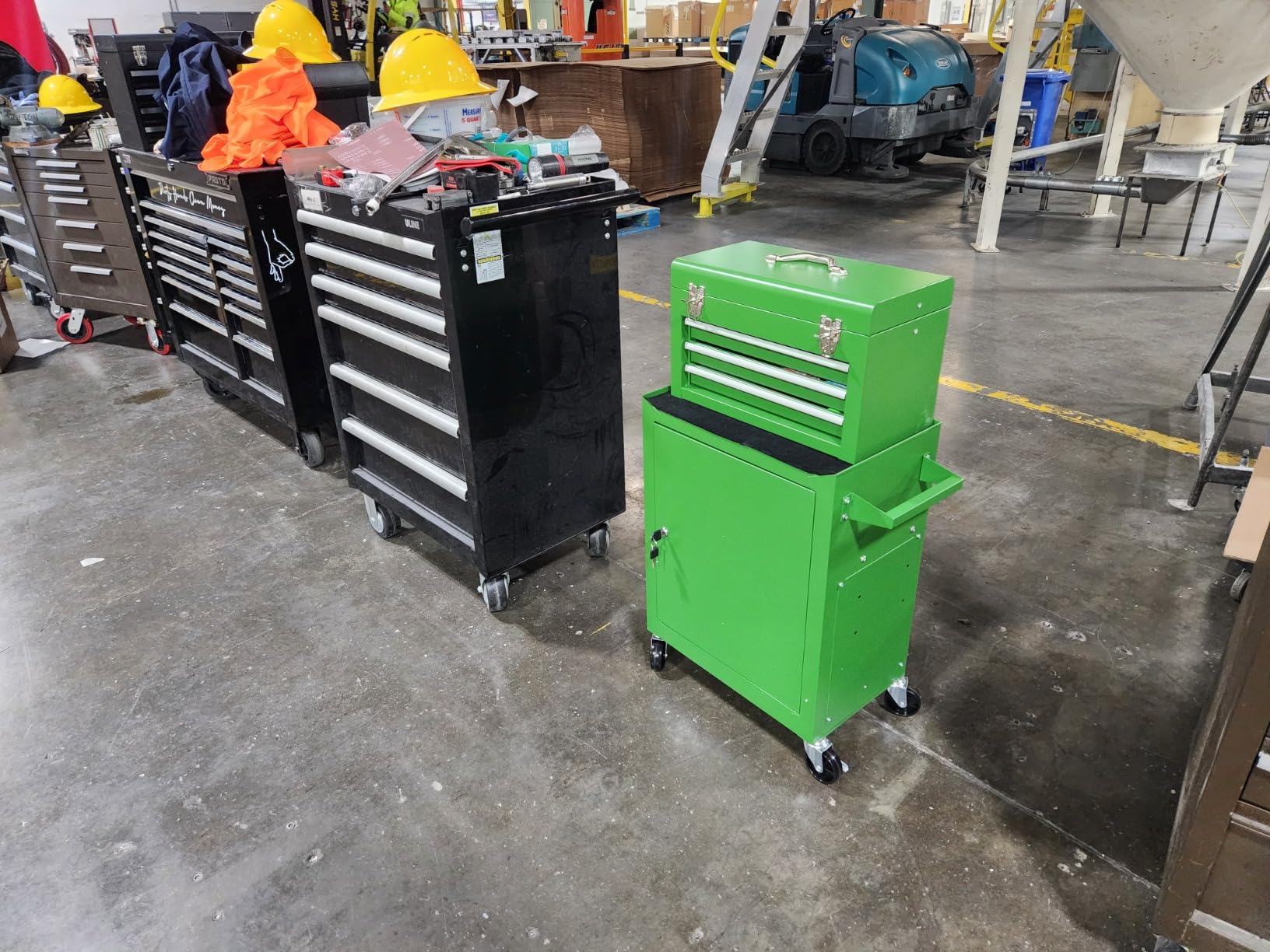 INTERGREAT 5 Drawer Tool Chest with Wheels, Rolling Tool Chest with Enhanced Packaging, Tool Storage Organizer Cabinets with Lock&Key for Garage, Workshop - Customer Photo 2