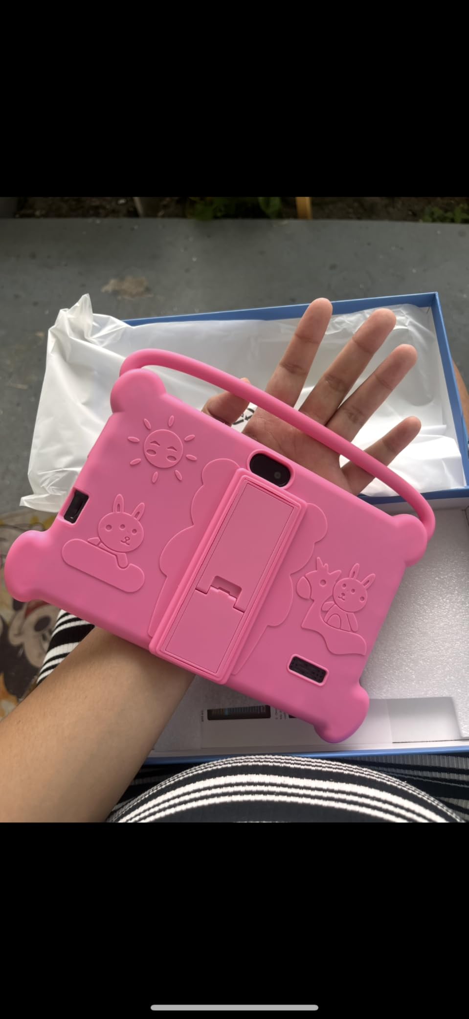 ICONLINK Kids Tablet 7 inch 3-9 for Kids,32GB ROM Toddler with Shockproof Case,Kids Android Software Installed Netflix,YoutTube, aiwawa Apps Parent Controls,Dual Camra, WiFi,FM, GPS - Customer Photo 2