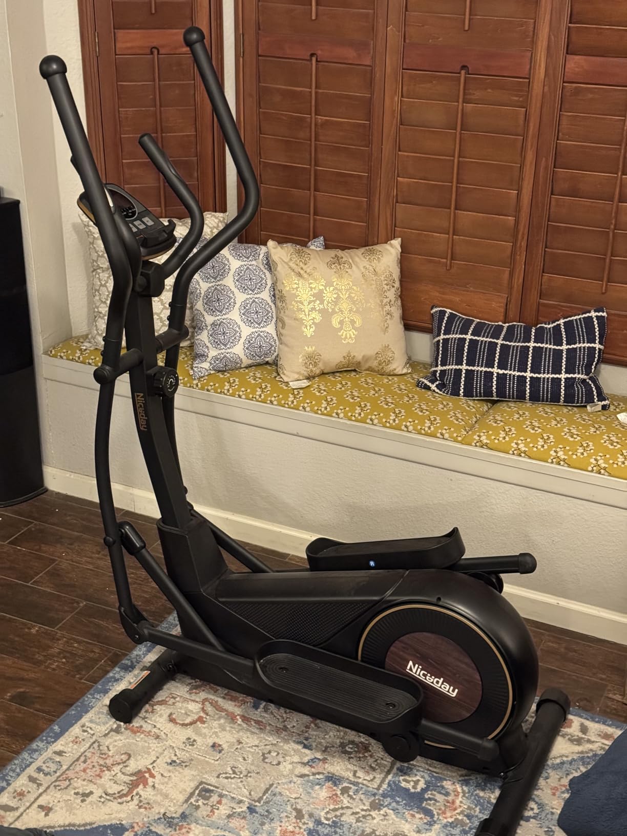 Niceday Elliptical Exercise Machines, Elliptical Machines for Home Use, Elliptical Training Machines with 20IN Stride and 32-Level Resistance, Magnetic Elliptical Machine with 20-Level Power Incline - Customer Photo 2