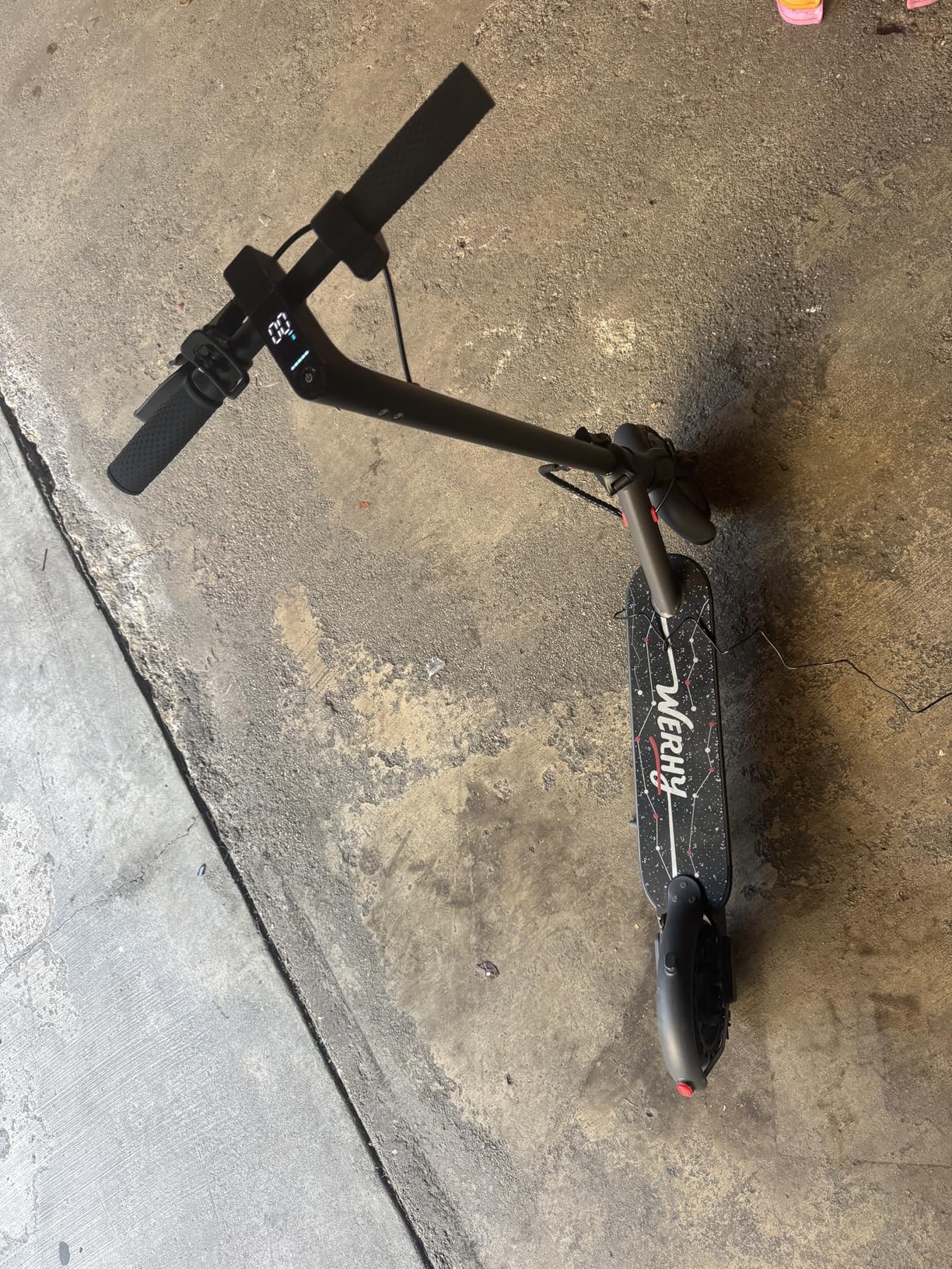 WERHY Foldable Electric Scooter for Kids, 350W Motor, Max 12Miles Long Range, 19 MPH Max Speed, 8.5