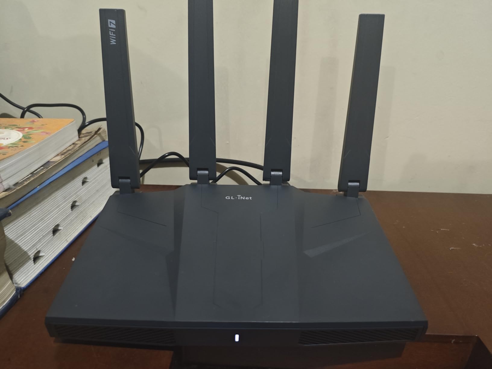 GL.iNet GL-BE9300 (Flint 3) Tri-Band WiFi 7 Router, High-Speed 6GHz Gaming WiFi Router for Wireless Internet, Long Range, 5 x 2.5G VPN Routers for Fiber Optic Modem, Computer Routers, Home & Business - Customer Photo 3