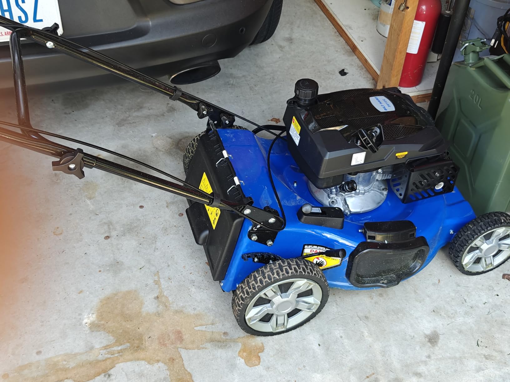 BILT HARD 20'' Push Gas Lawn Mower, 144cc 4-Cycle OHV Engine Walk Behind Lawnmower, Side Discharge with 8-Position Adjustable Cutting Heights for Lawn, Yard and Garden - Customer Photo 1