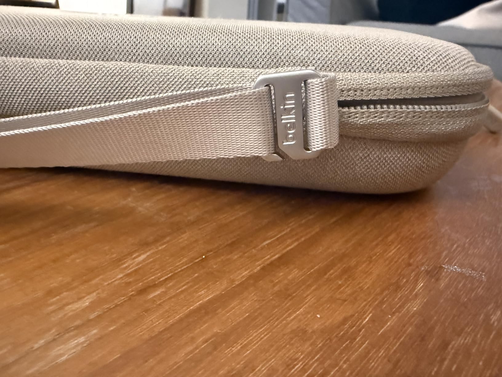 Belkin Nintendo Switch 2 Case, Travel Bag w/AirTag Holder & Storage Pocket for Up to 12 Game Cards - Portable, Lightweight Carrying Case w/Hard Shell, Soft Interior, Switch 2 Accessories - Sand - Customer Photo 2