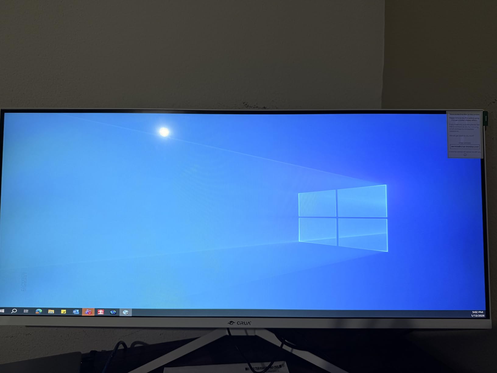 CRUA 27'' Gaming Monitor 360HZ 2k 1440P 120%sRGB IPS Computer Display Screen, Height/Pivot/Swivel/Tilt Adjustable Vertical Monitor Support FreeSync, Built in Speaker, DP1.4 & HDMI2.1, Wall Mount-Black - Customer Photo 1