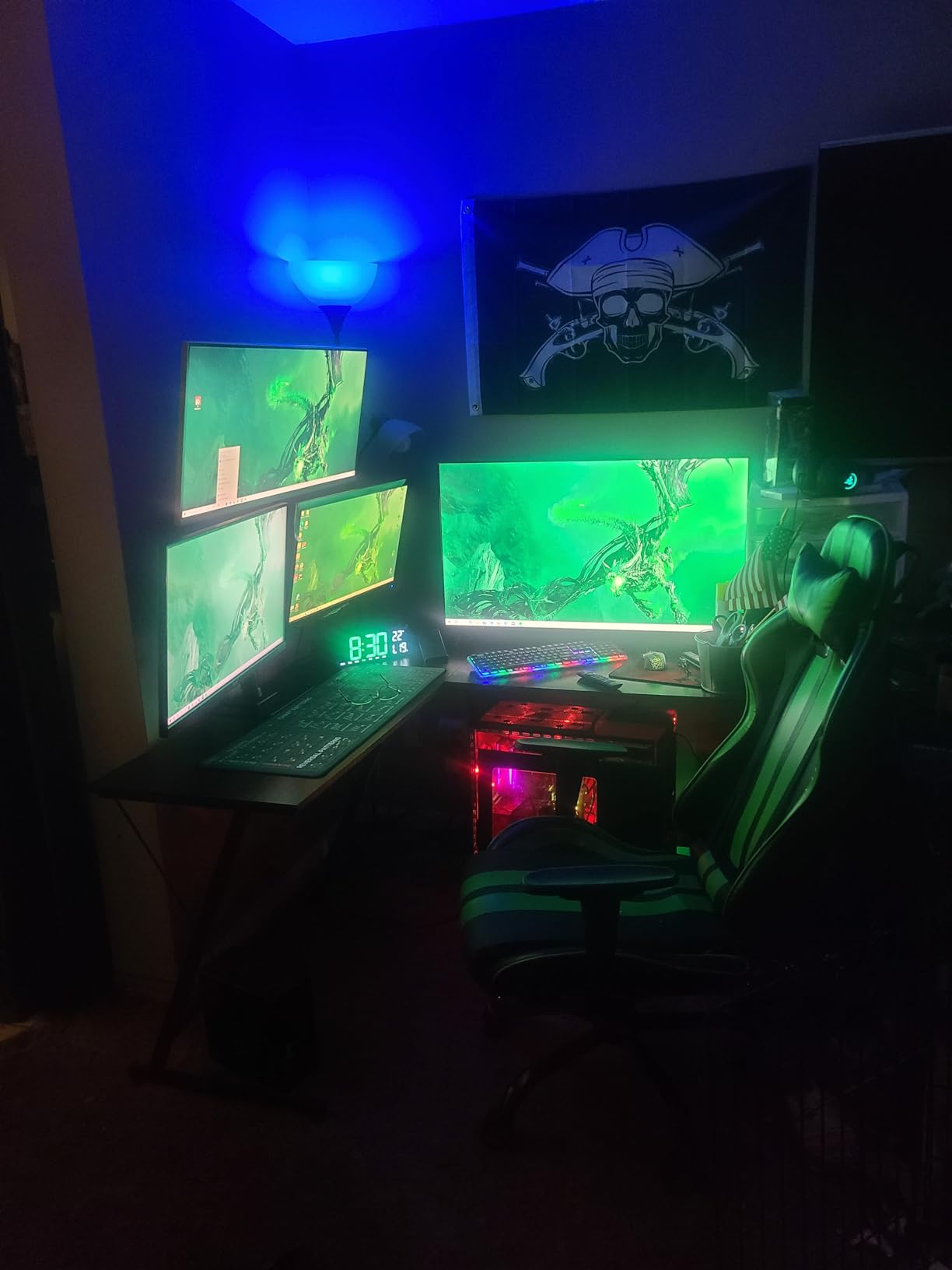 CRUA 27'' Gaming Monitor 360HZ 2k 1440P 120%sRGB IPS Computer Display Screen, Height/Pivot/Swivel/Tilt Adjustable Vertical Monitor Support FreeSync, Built in Speaker, DP1.4 & HDMI2.1, Wall Mount-Black - Customer Photo 3