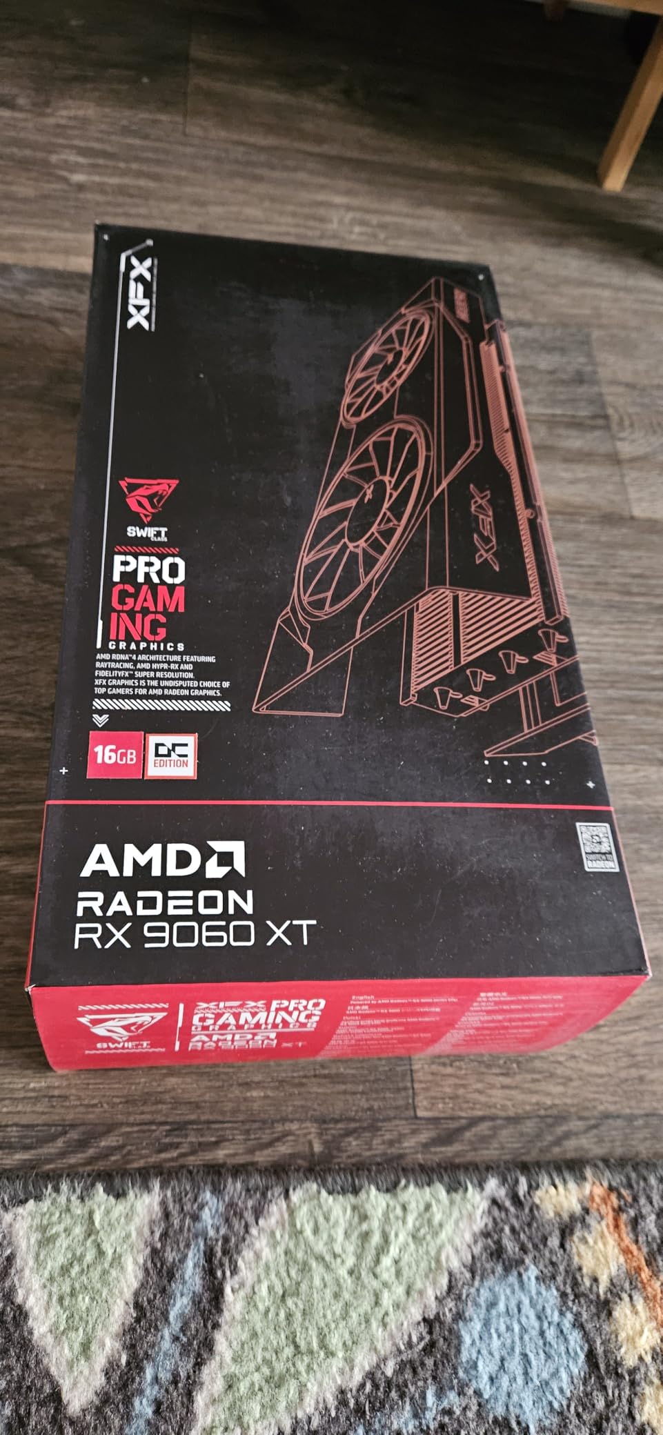 XFX Swift AMD Radeon RX 9060 XT OC Gaming Edition with 16GB GDDR6 HDMI 2xDP, AMD RDNA 4 RX-96TSW16BQ - Customer Photo 2