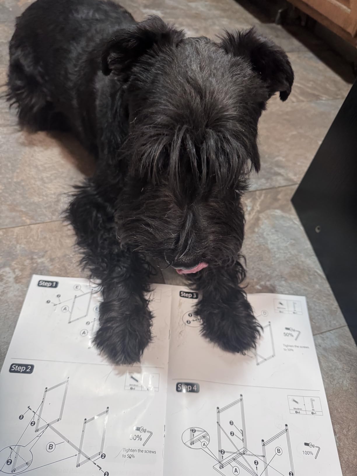 DUMOS 32 in Small Computer Desk for Home Office, Modern Study Work Table Simple Style for Bedroom, Writing Desks with X-Shaped Reinforcement, Rust - Customer Photo 2