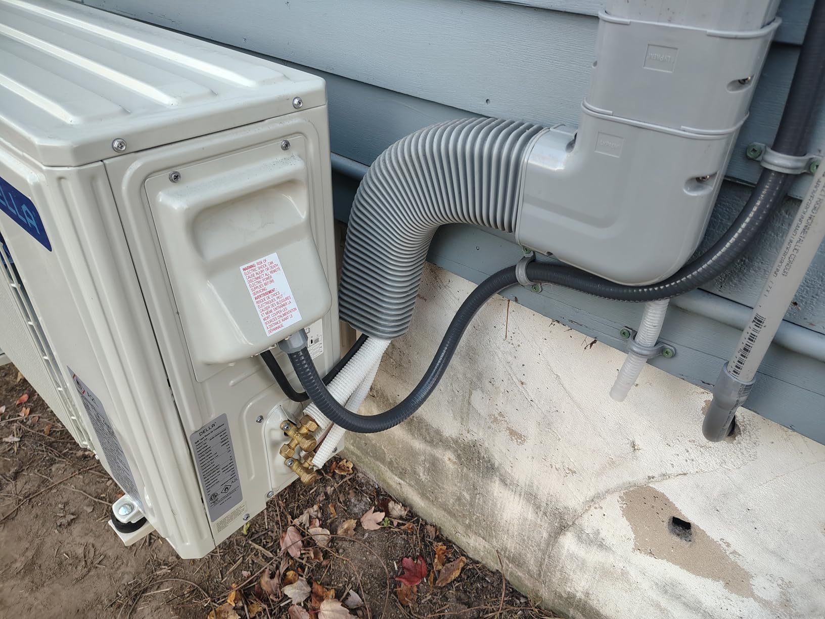 DELLA Serena 22 SEER2 18000 BTU Smart Wifi Mini Split Heat Pump Works with Alexa, Energy Star 1.5 Ton Pre-Charged 230V Ductless AC Unit Inverter System for Rooms up to 1000Sq.Ft, 16.4ft Install Kit - Customer Photo 1