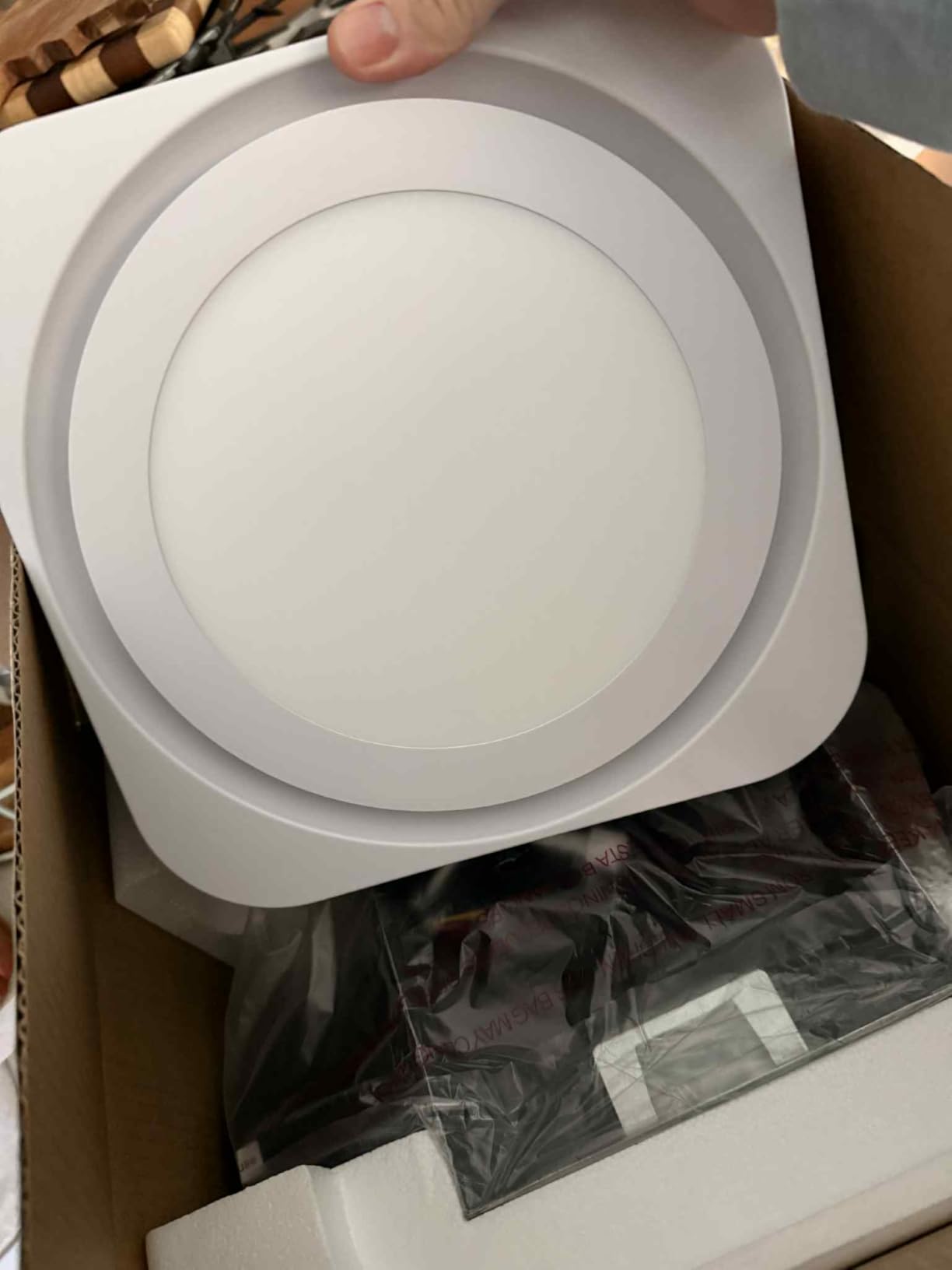 Amico Bathroom Exhaust Fan with Light, 80 CFM 1.0 Sones, Ceiling Mounted Retrofit Ventilation Fan with 1400LM 18W LED Light, 3000K/4000K/5000K Selectable & Nightlight, Remote, FCC Certified - Customer Photo 2