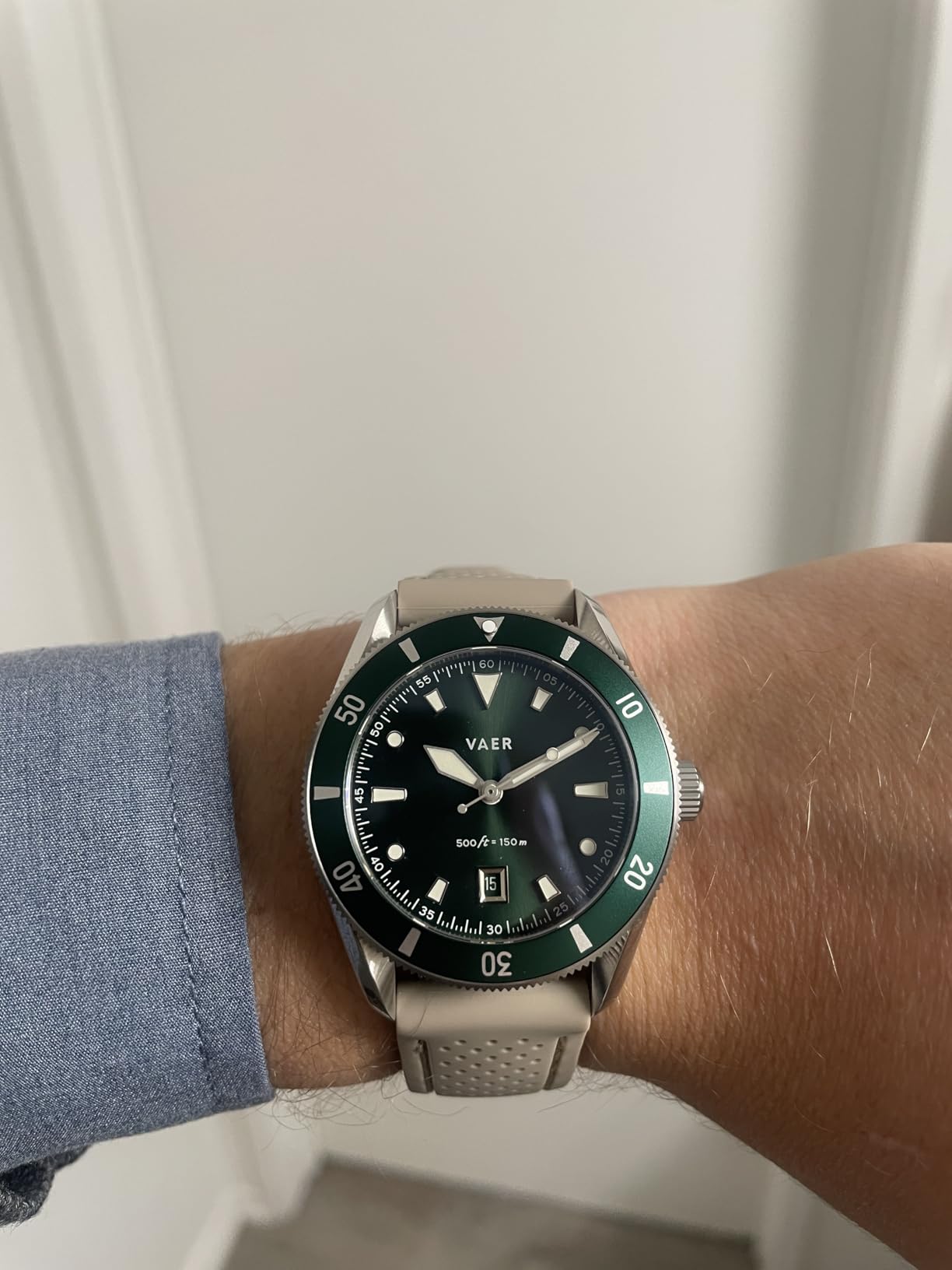 Vaer DS2 Quartz Dive Watch for Men - Ocean Ready 15 ATM, 39mm, Battery-Powered, Sapphire Crystal (+/- 20 Seconds per Month), Two Quick-Change 20mm Straps - Gift Set for Men - Customer Photo 1