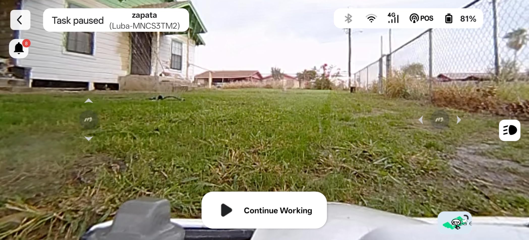 Mammotion LUBA mini AWD 1500 Robot Lawn Mower with 4G for 0.37 Acre, All-Wheel-Drive for 80% Slope, No Perimeter Wire, UltraSense AI Vision+RTK Auto-Mapping, Cutting Height 0.8