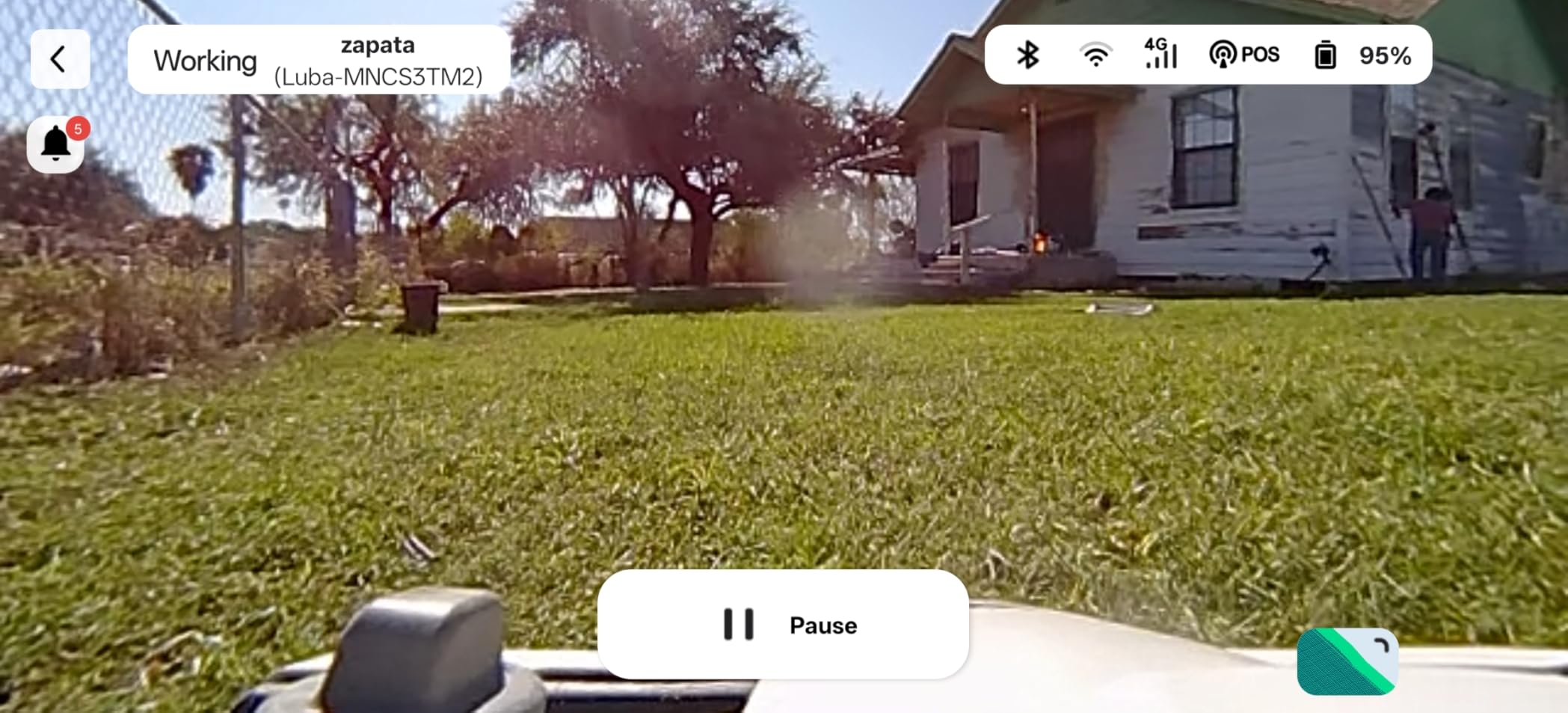 Mammotion LUBA mini AWD 1500 Robot Lawn Mower with 4G for 0.37 Acre, All-Wheel-Drive for 80% Slope, No Perimeter Wire, UltraSense AI Vision+RTK Auto-Mapping, Cutting Height 0.8