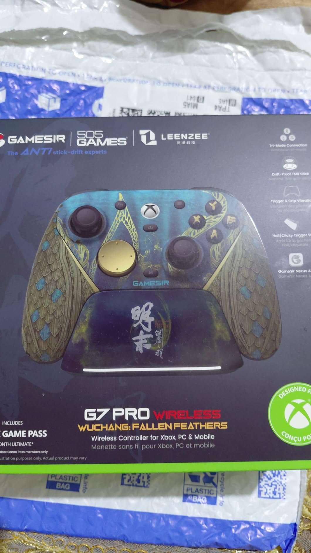 GameSir G7 Pro Wired Controller for Xbox Series X|S, Xbox One, Wireless Gamepad for PC&Android with TMR Sticks, Hall Effect Analog Triggers, 1000Hz Polling Rate, 3.5mm Audio Jack - White - Customer Photo 5