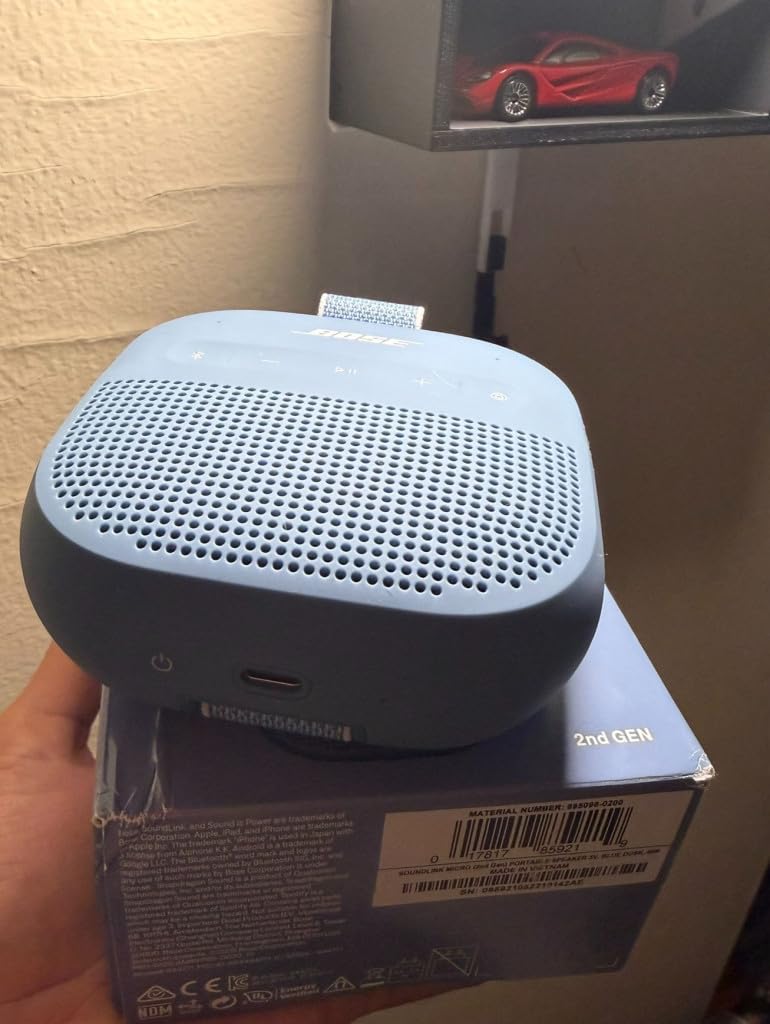 Bose New SoundLink Micro Portable Bluetooth Speaker (2nd Gen), Wireless Outdoor Speaker, Up to 12 Hours Battery Life, Waterproof and Dustproof, Petal Pink - Limited Edition Color - Customer Photo 2