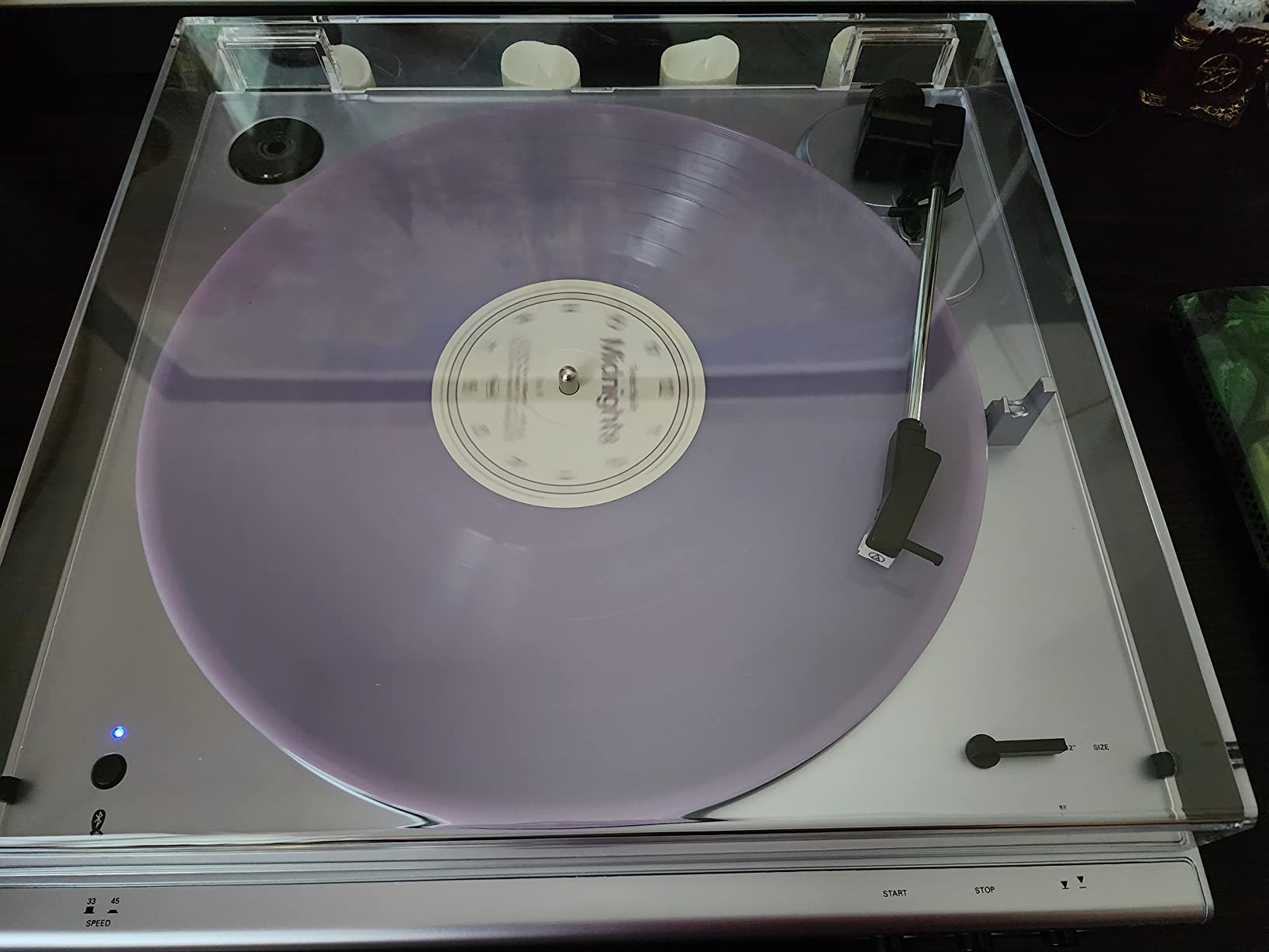 Audio-Technica at-LPGO-BT Fully Automatic Wireless Belt-Drive Turntable (Gun-Metal/Black) - Customer Photo 2